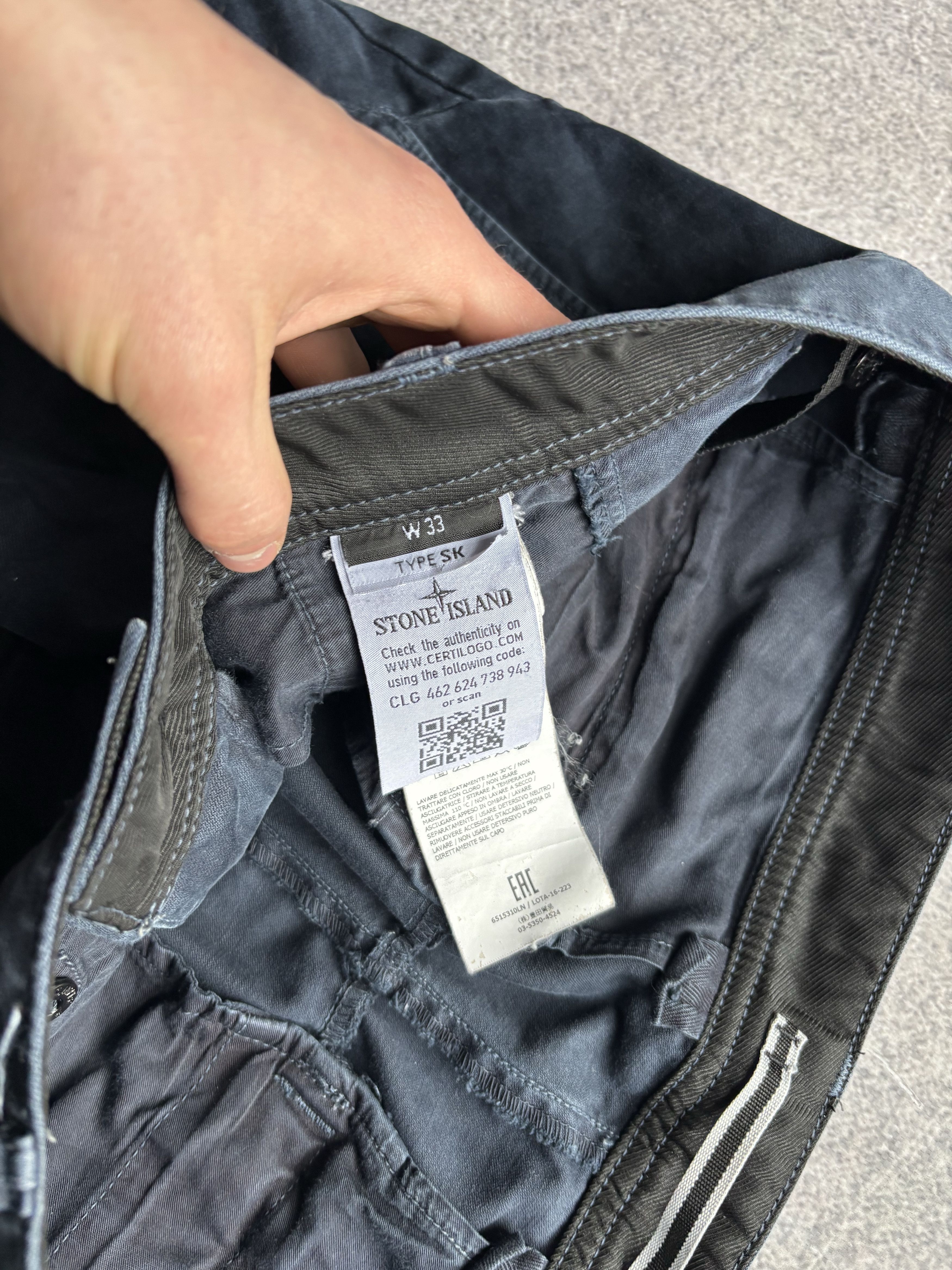 Stone Island VTG STONE ISLAND DENIM CARGO PANTS Size US 32 / EU 48 - 5 Thumbnail