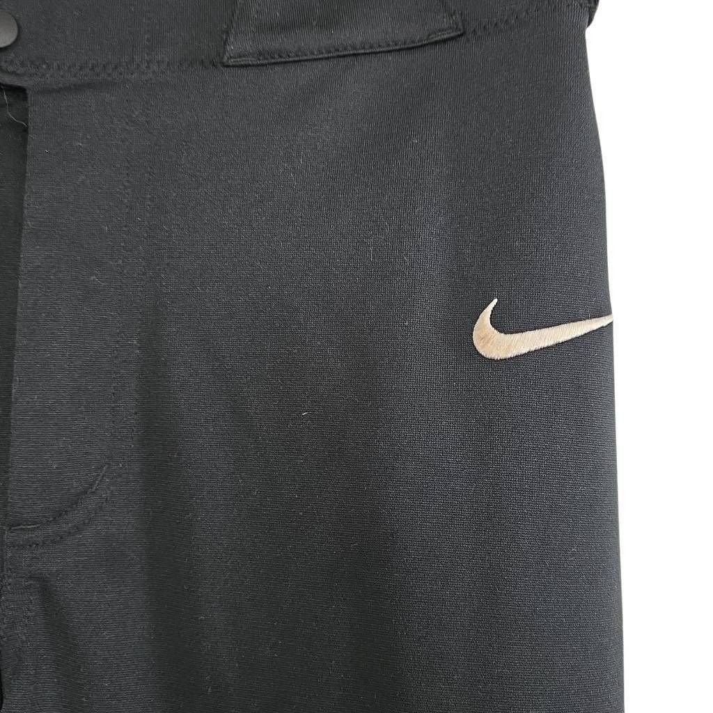 Nike Nike Men's Size Small Black White Logo Baseball Pants Size US 30 / EU 46 - 3 Thumbnail