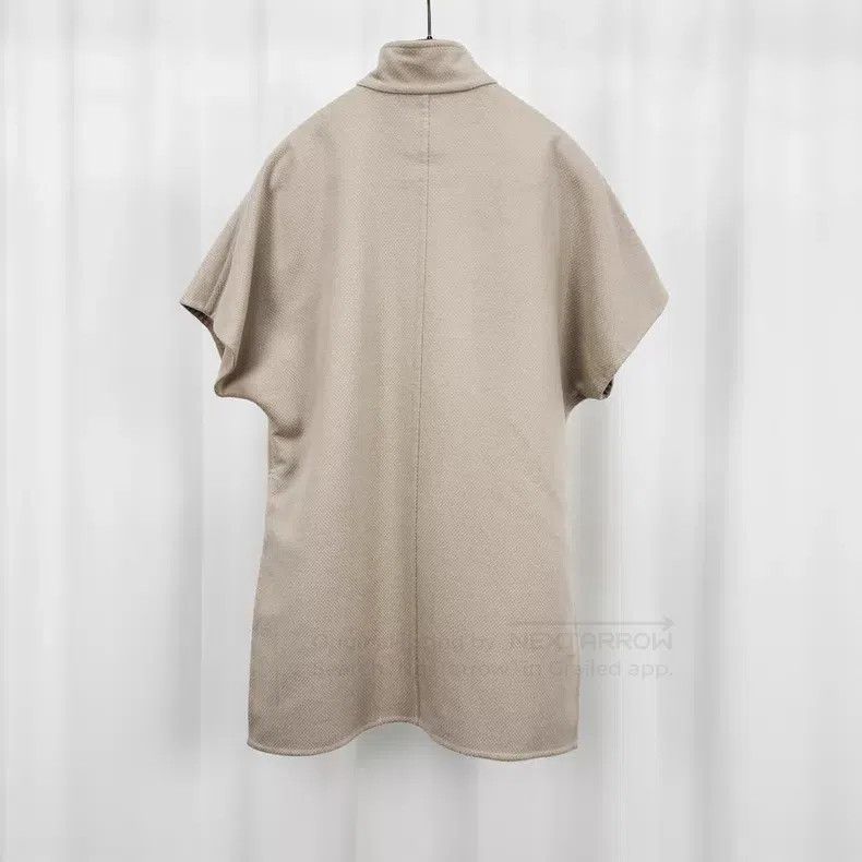 Hermes Hermes Beige and Leather Patch Cashmere Vest Jacket Size XXS / US 00 / IT 34 - 2 Thumbnail