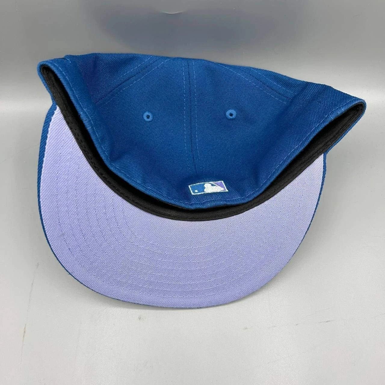 New Era Florida Marlins Hat Men 7 3/8 Blue Purple MLB Fitted Cap Size ONE SIZE - 8 Thumbnail