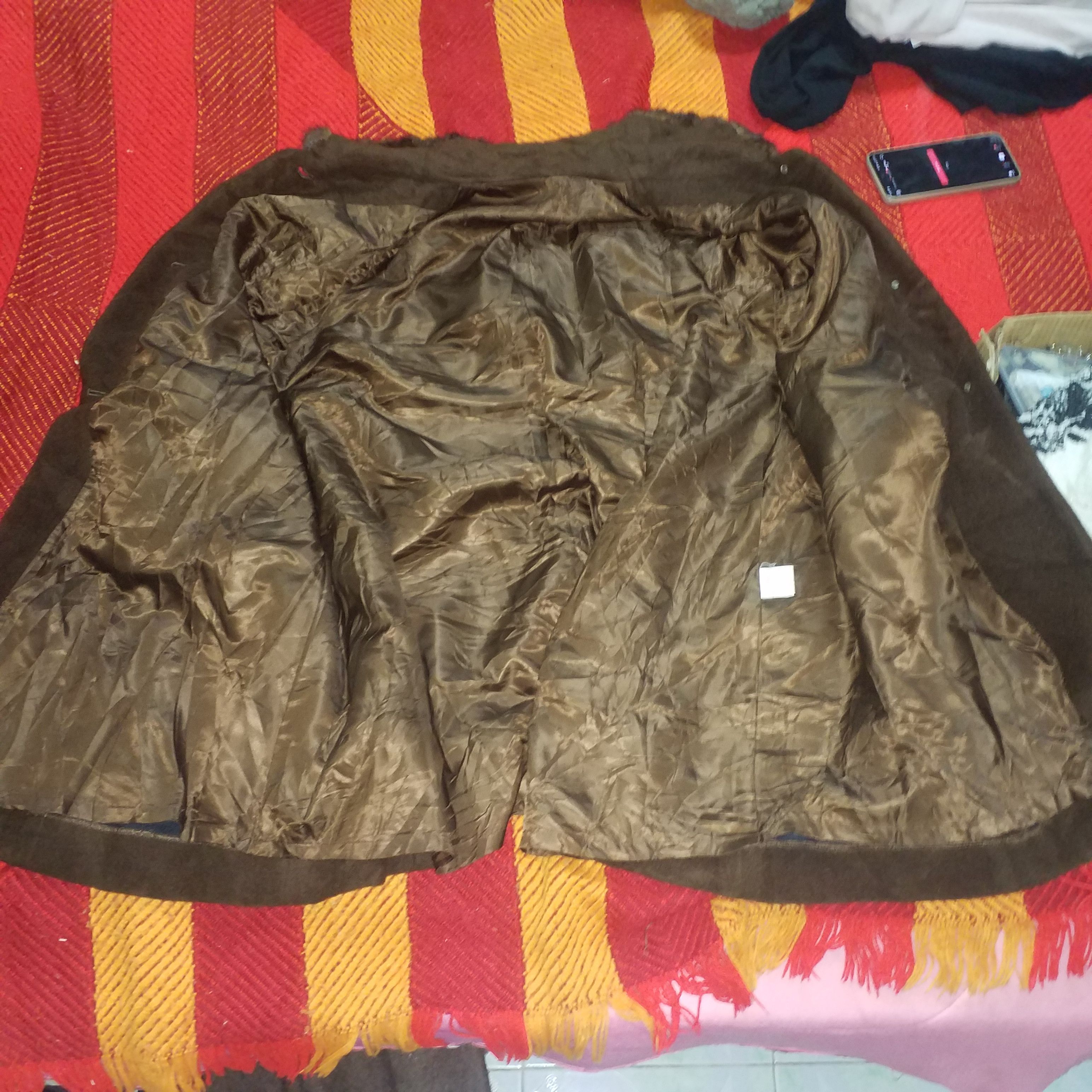 Japanese Brand WINTER LONG COAT JACKER MINK FUR PIT 23 Size XXL / US 16-18 / IT 52-54 - 4 Thumbnail