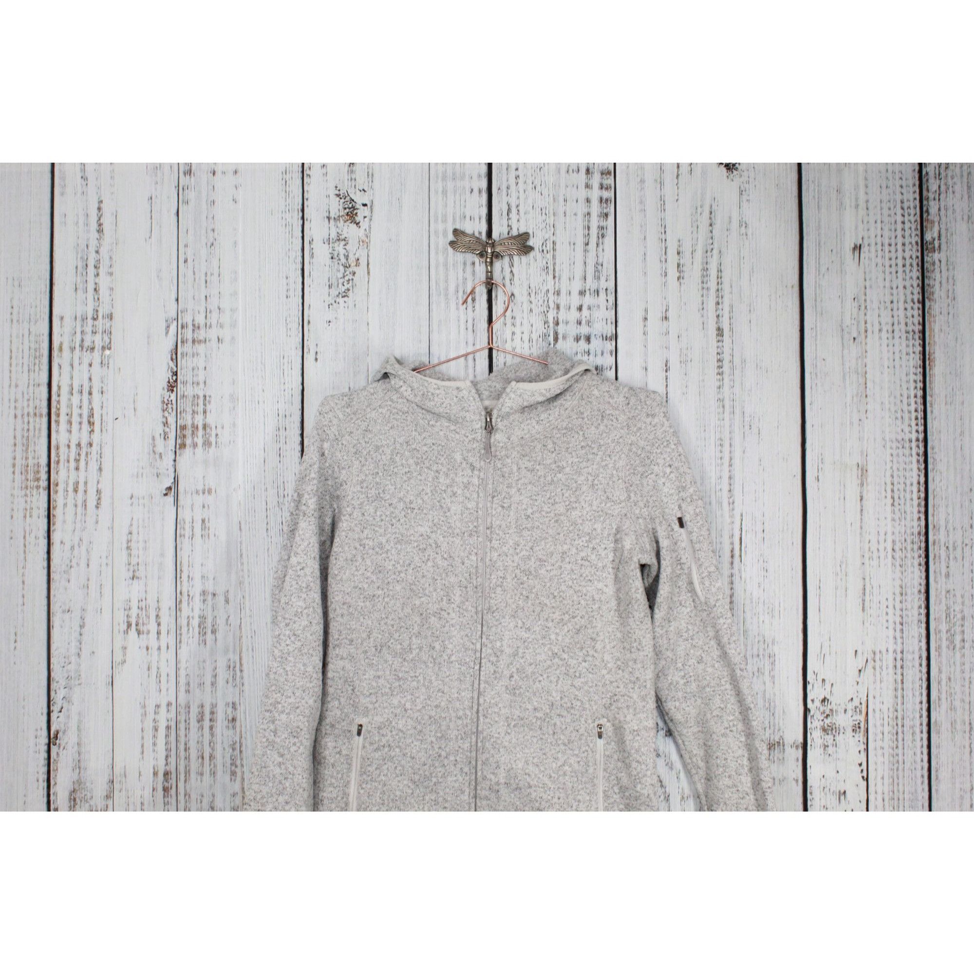 L.L. Bean LL Bean Women's Sweater Fleece Coat Pewter Size Medium Size M / US 6-8 / IT 42-44 - 9 Thumbnail