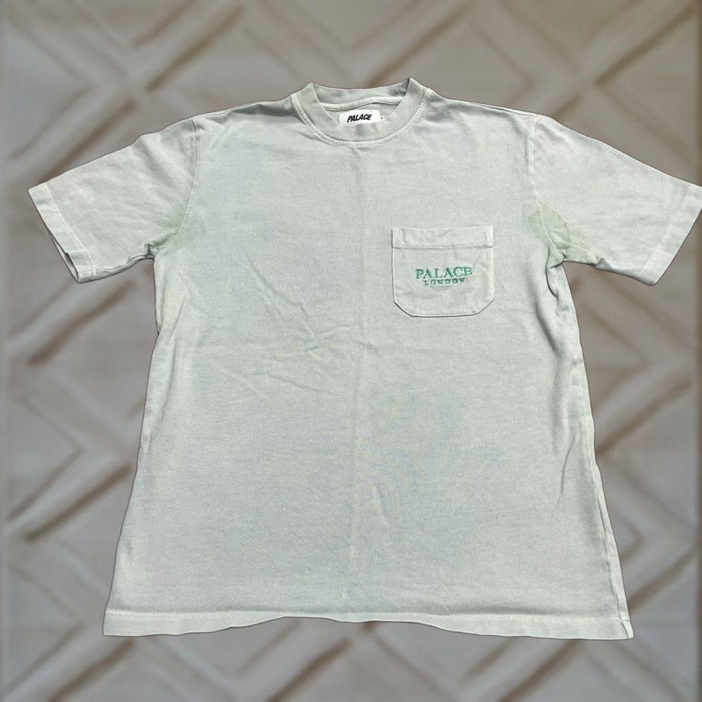 Palace Palace Skateboard Heavyweight T-Shirt Men Small Light Green Crew Neck Pocket Tee Size US S / EU 44-46 / 1 - 1 Thumbnail