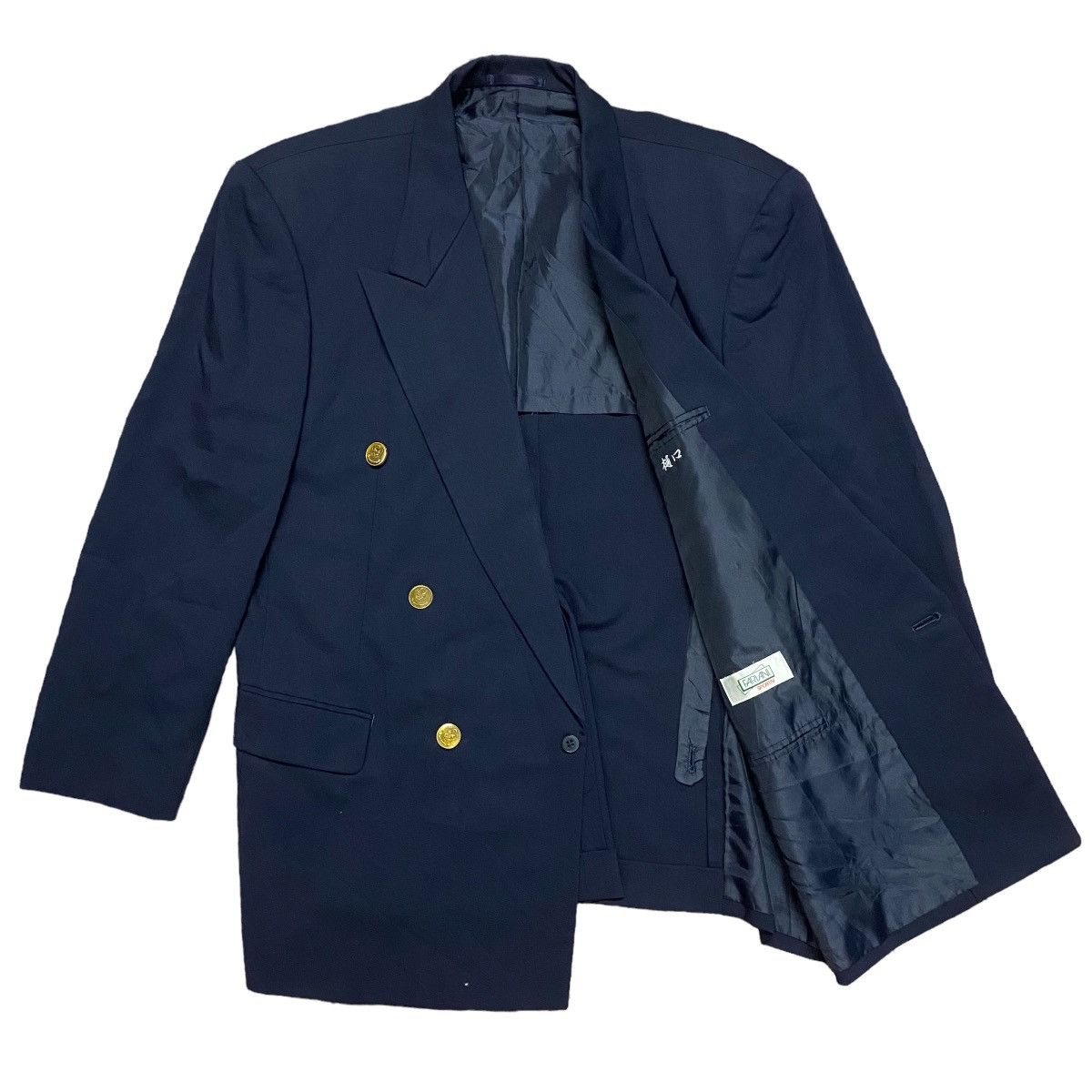 Other Double Breasted Gold Button Blazer Jacket by Fariani Size US M / EU 48-50 / 2 - 2 Thumbnail