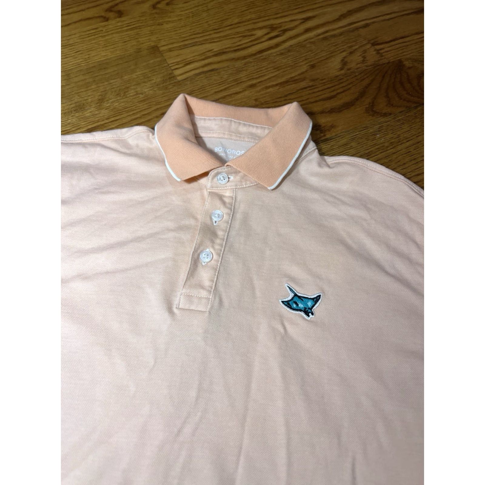 Bonobos VINTAGE Bonobos Polo Shirt Men Small Short Sleeve Orange Spun Cotton Embroidered 90s Casual Size US S / EU 44-46 / 1 - 2 Thumbnail