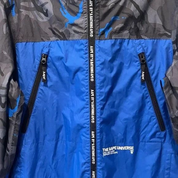 Aape × Bape A Bathing Ape Windbreaker Jacket Camo Streetwear Size US M / EU 48-50 / 2 - 7 Thumbnail