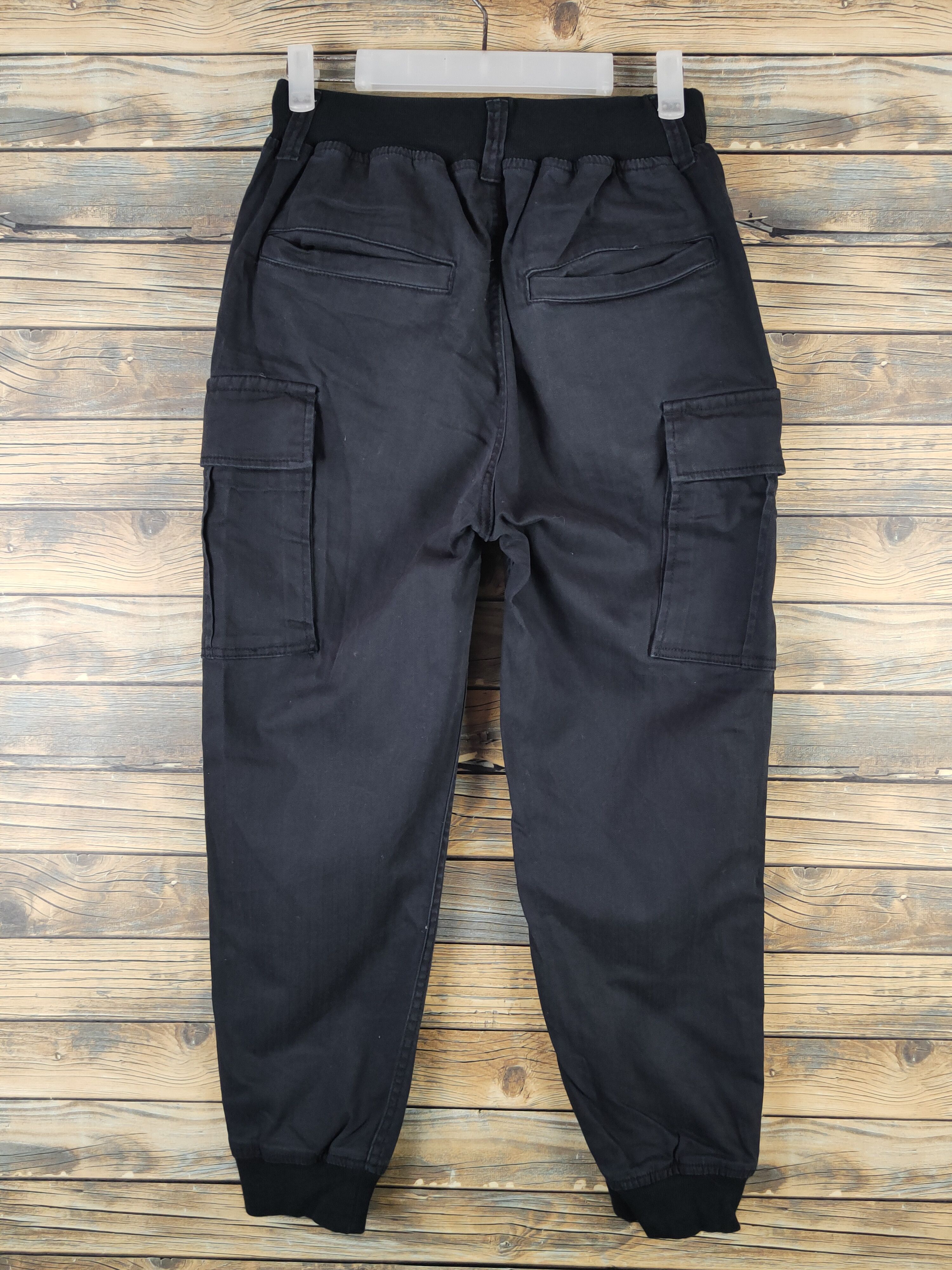 Japanese Brand DL Cube Sugar Black Multipocket Joggers #2352 Size US 27 - 7 Thumbnail