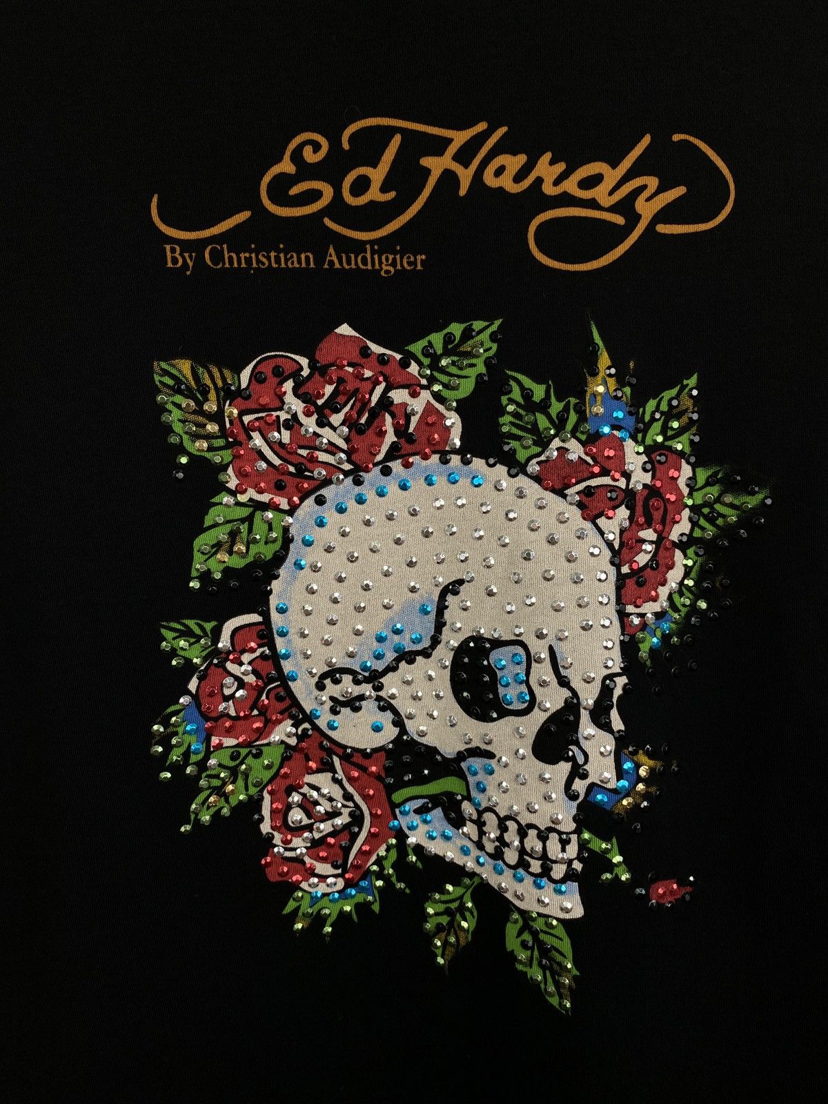 Ed Hardy 🇺🇸 Vintage Ed Hardy Christian Audigier Y2K T-Shirt Rare Size M / US 6-8 / IT 42-44 - 4 Thumbnail