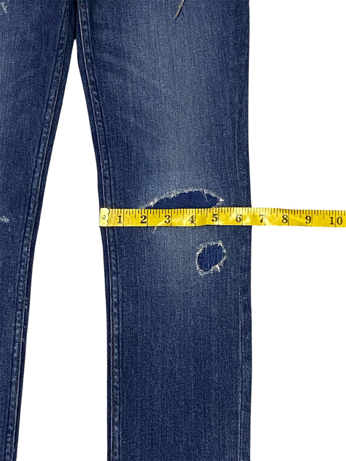 Number (N)ine Number (N)ine Skinny Fit Ripped Distressed Stretchable Jeans Size US 29 - 16 Thumbnail