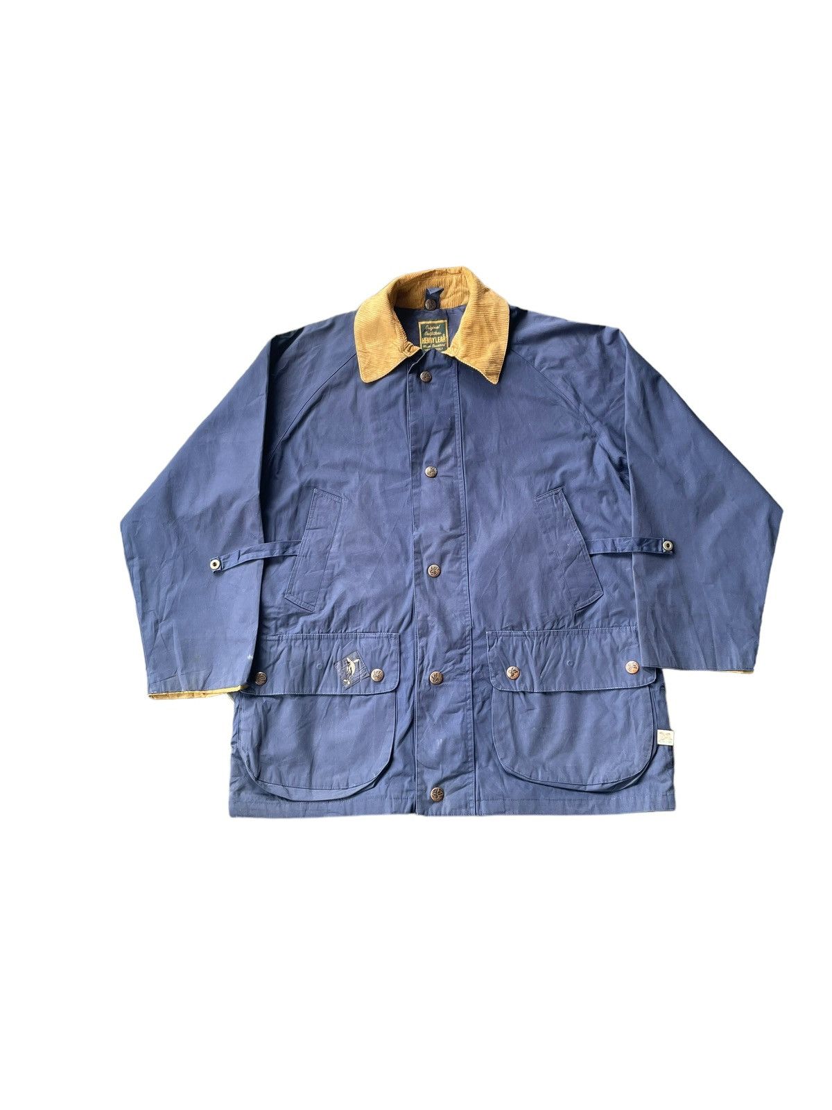 image of Vintage Henry Lear Jacket in Blue, Men's (Size Large)