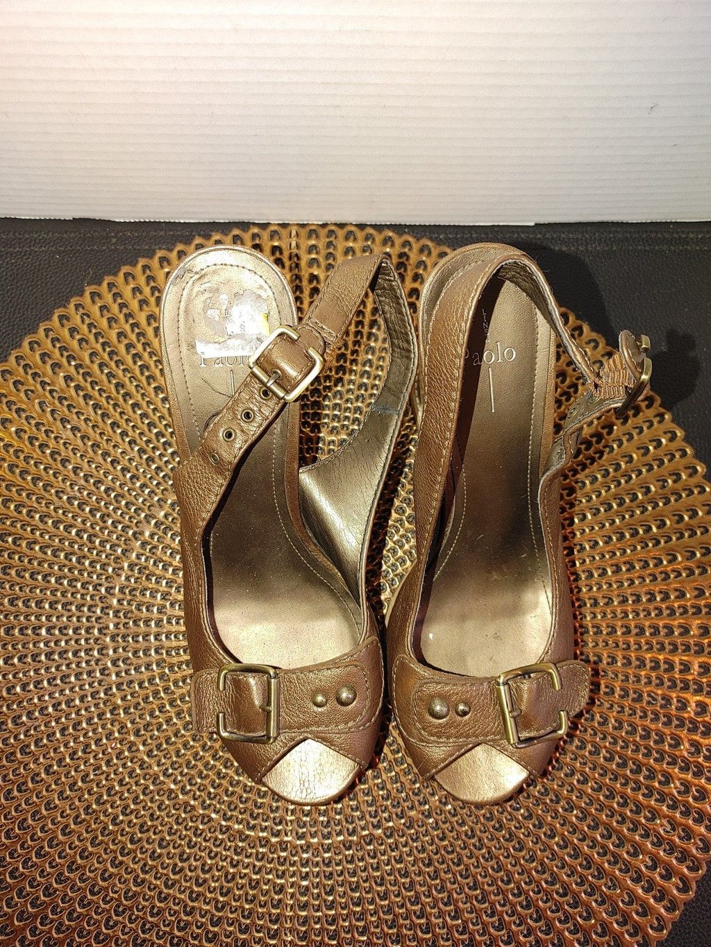 Linea Linea Paolo Juanita Leather Wedges Size 7 Size US 7 / IT 37 - 3 Thumbnail