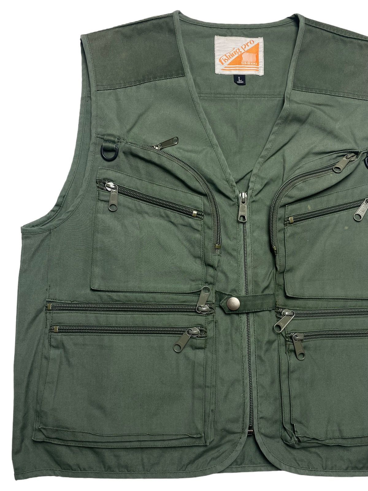 General Research 2000s Sasaki - Fishing Cargo Vest Size US L / EU 52-54 / 3 - 3 Thumbnail