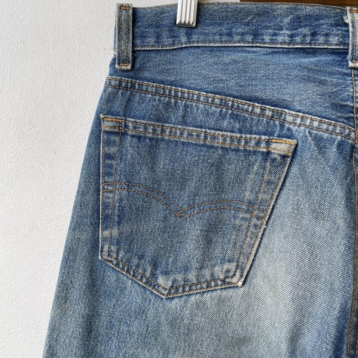 Levi's Vintage 80s Levi's 501 Heavy Vintage Wash Denim Jeans Size US 34 / EU 50 - 14 Thumbnail