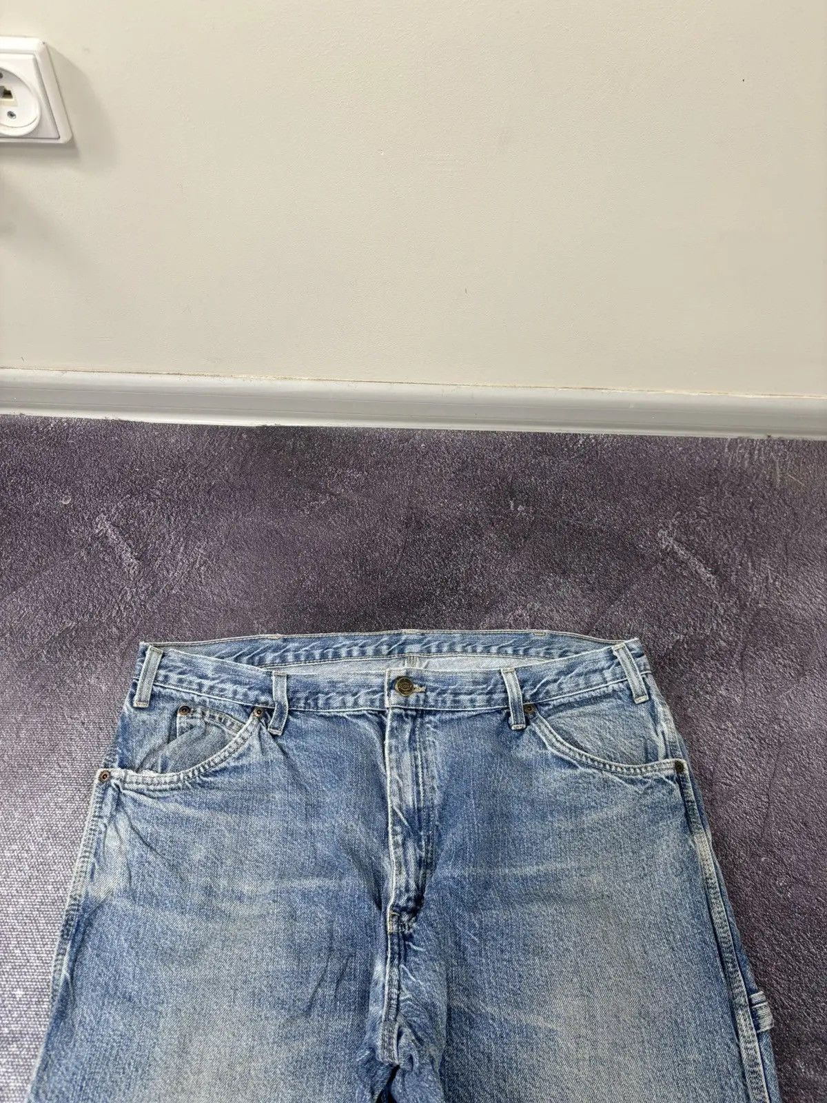Dickies × Vintage Vintage Dickies Faded Washed Blue Denim Hype Baggy Jeans Size US 38 / EU 54 - 7 Thumbnail
