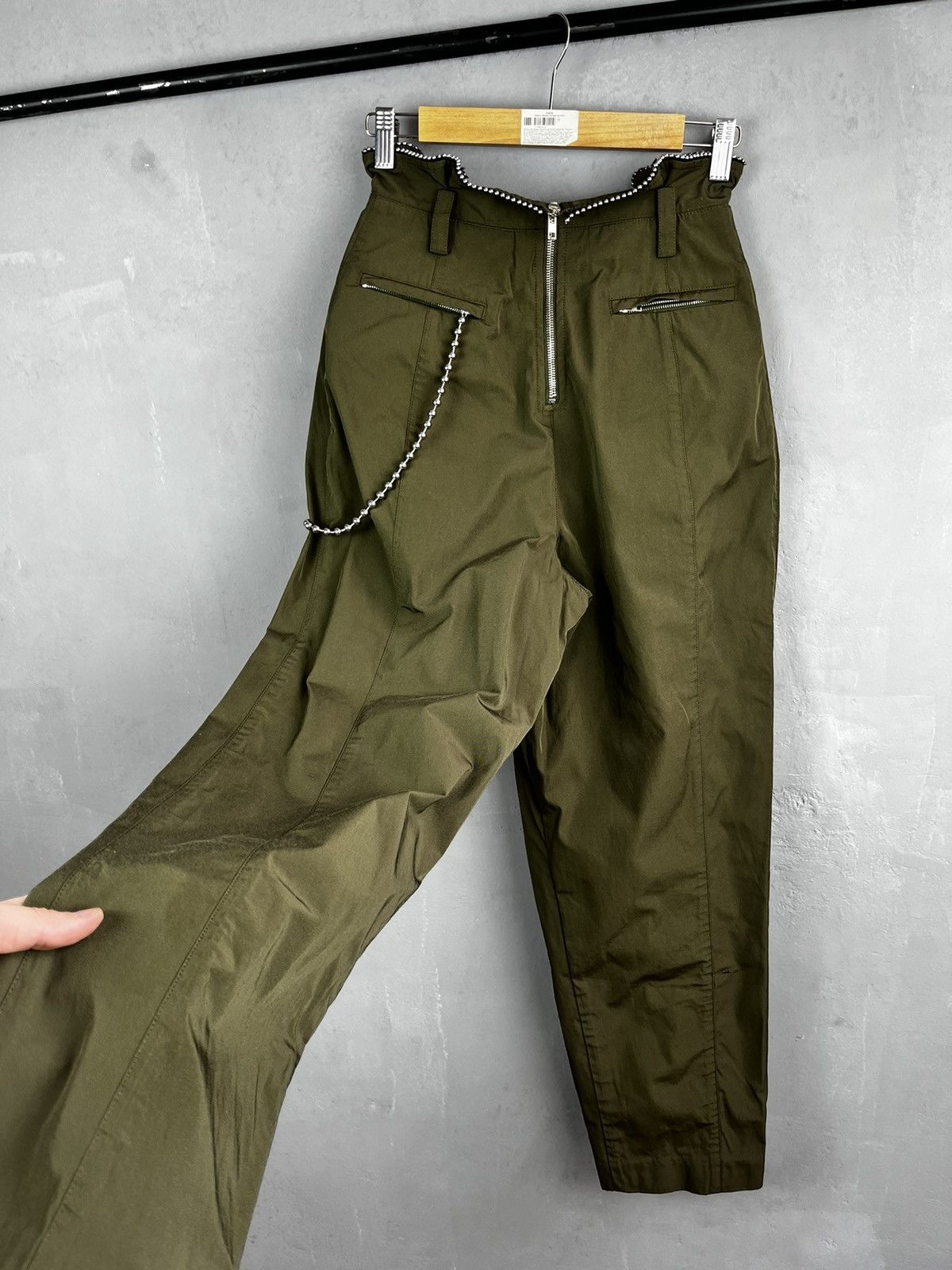 Alexander Wang × Other ALEXANDER WANG High Waisted Army Pants With Ballchain Size 26" / US 2 / IT 38 - 7 Thumbnail
