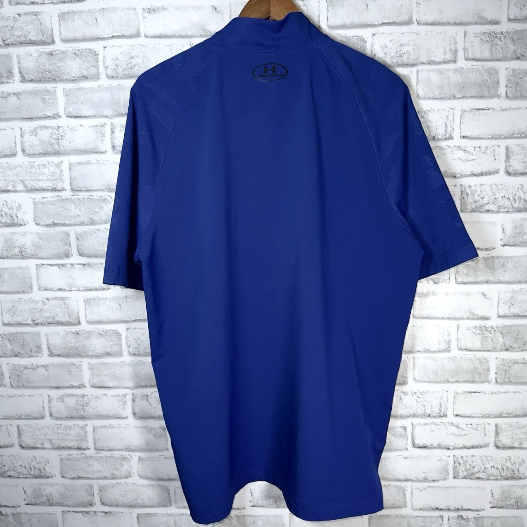 Under Armour Under Armour HeatGear Pullover Half Zip Shirt Mens Size L Blue Tight Fit Size US L / EU 52-54 / 3 - 5 Thumbnail