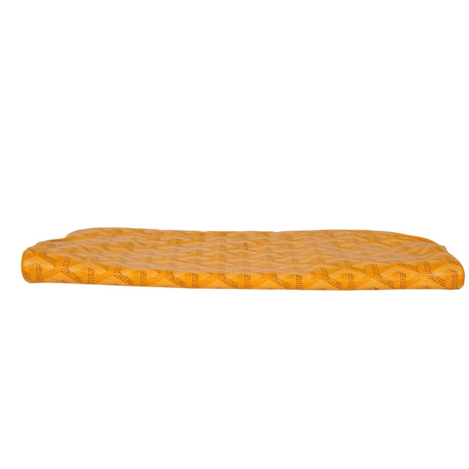 Goyard Saint Marie Clutch Bag Yellow Coated Canvas Travel Pouch Size ONE SIZE - 10 Thumbnail