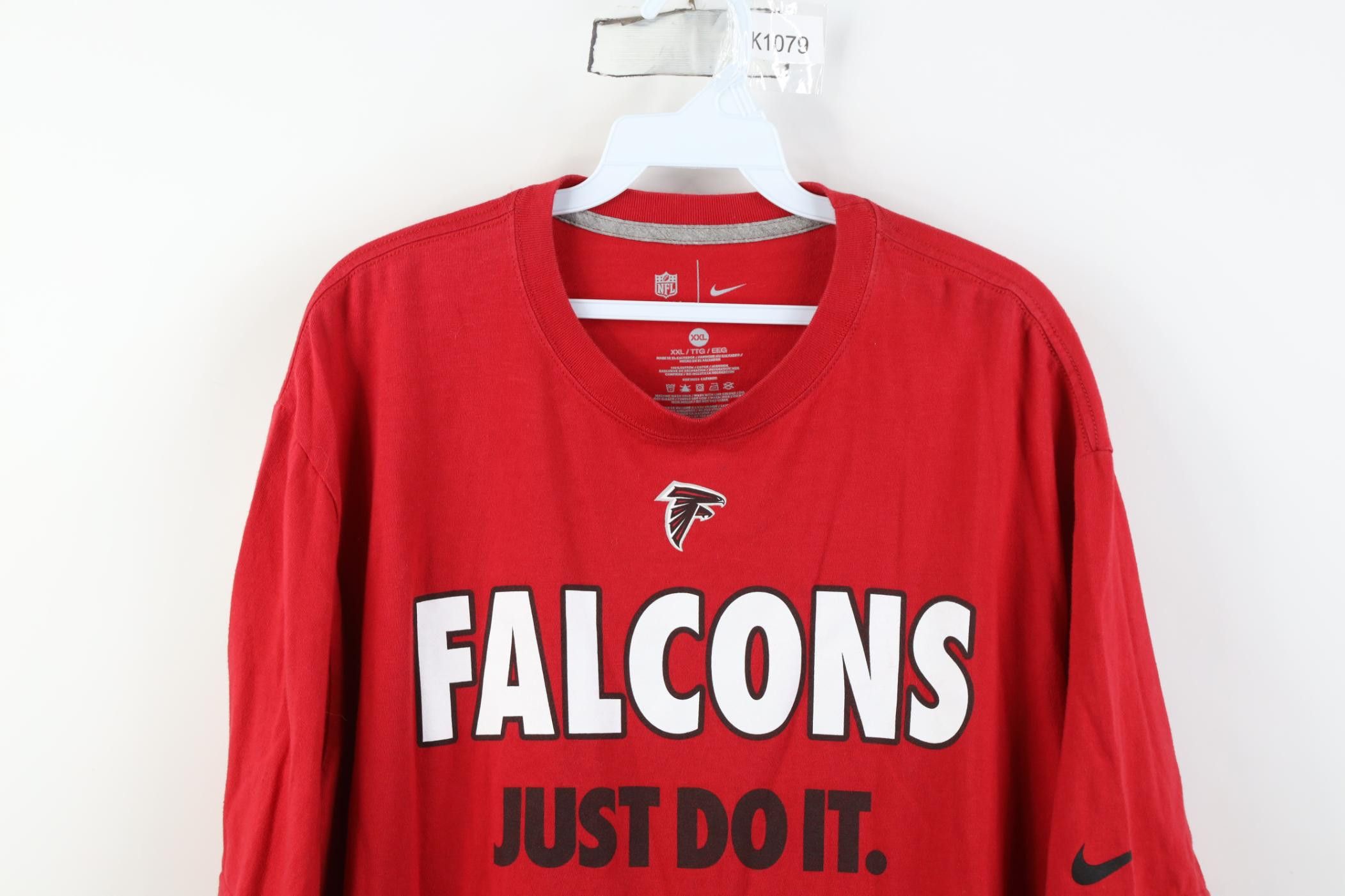 Nike Nike NFL Just Do It Atlanta Falcons Short Sleeve T-Shirt Size US XXL / EU 58 / 5 - 2 Thumbnail