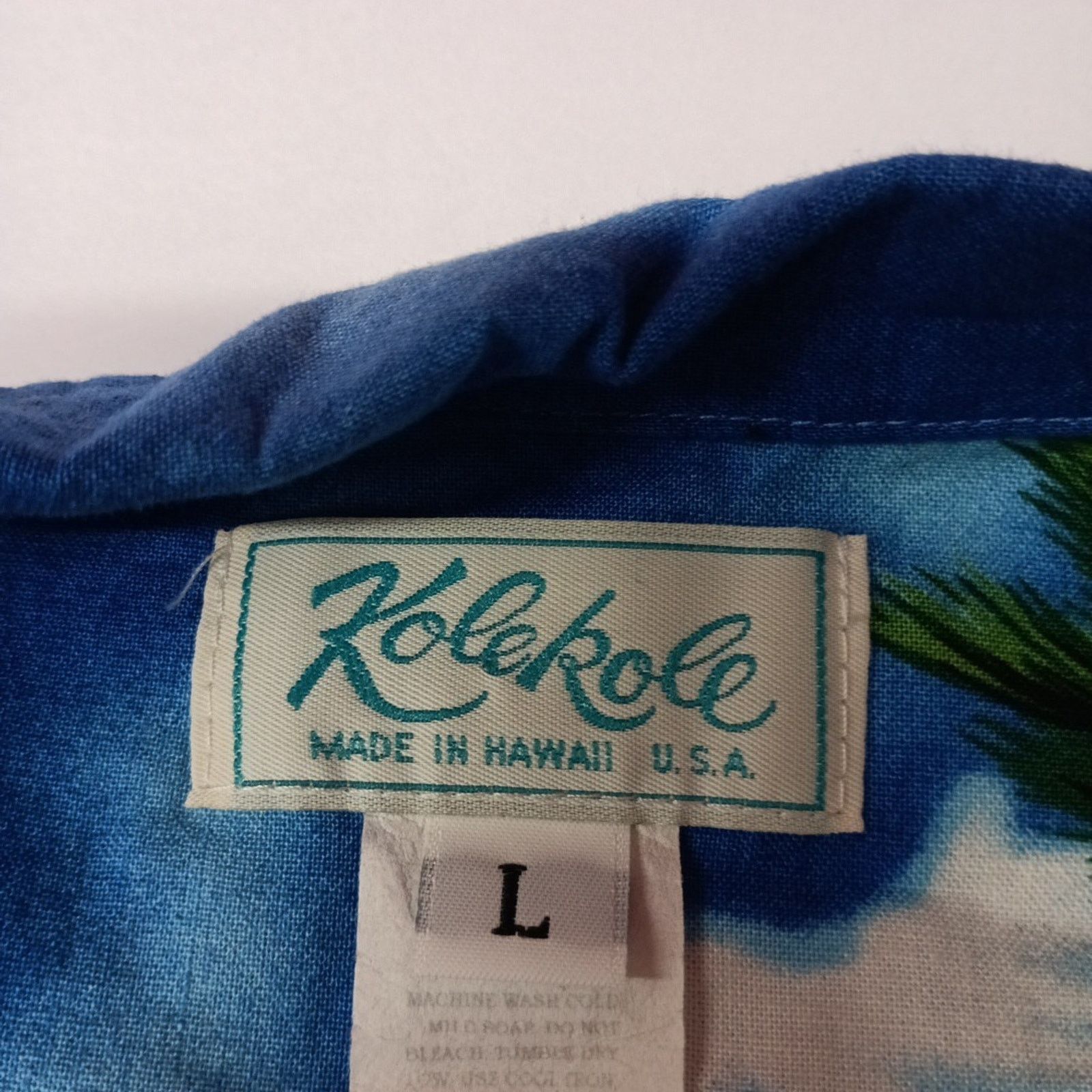 Other Kole Kole Hawaiian Shirts Men's L Polynesian Surfer Palms Size US L / EU 52-54 / 3 - 3 Thumbnail