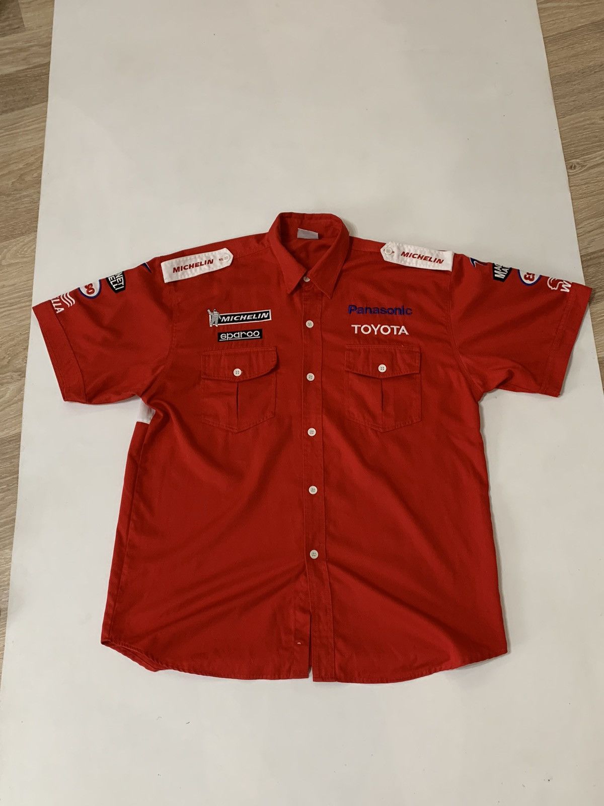 Formula 1 × Vintage Vtg Formula 1 PANASONIC TOYOTA Racing F1 Pit Crew Team Size US XL / EU 56 / 4 - 2 Thumbnail