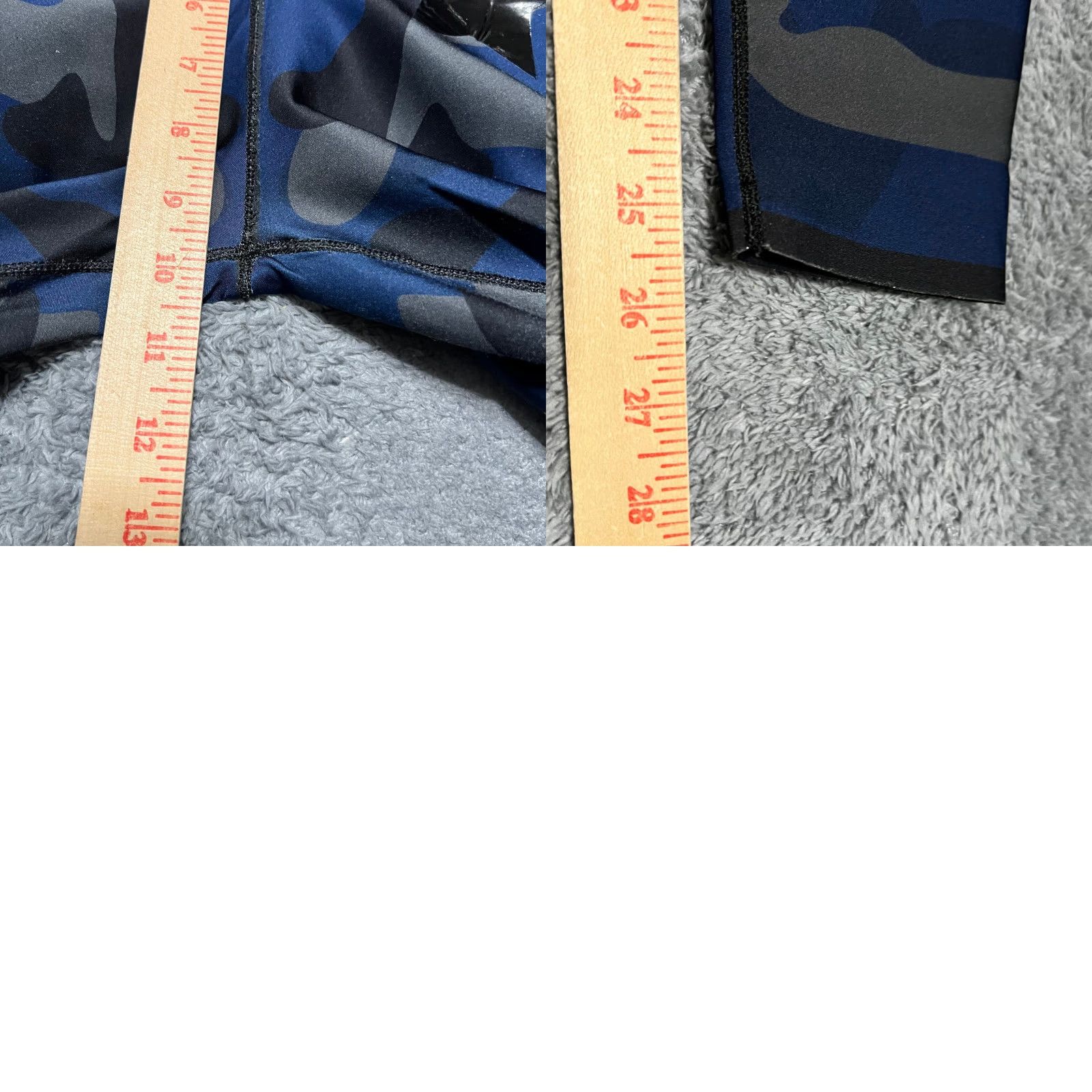 Vintage ULTRACOR Leggings Pants Womens Medium Blue Black Stars Size 32" / US 10 / IT 46 - 8 Thumbnail