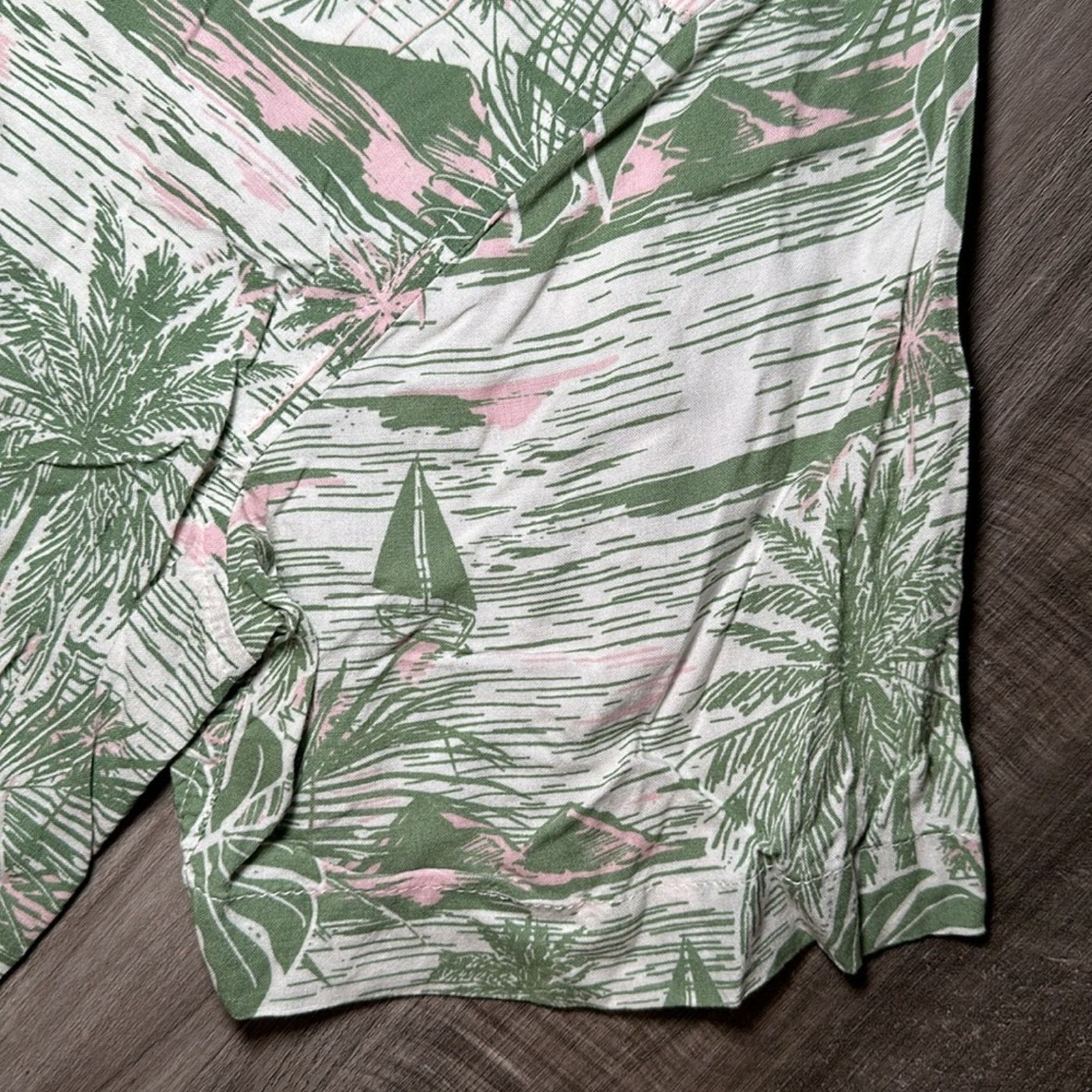 VSTR VSTR Vintage Wash Hawaiian Short Sleeve Button Down - XL Size US XL / EU 56 / 4 - 4 Thumbnail