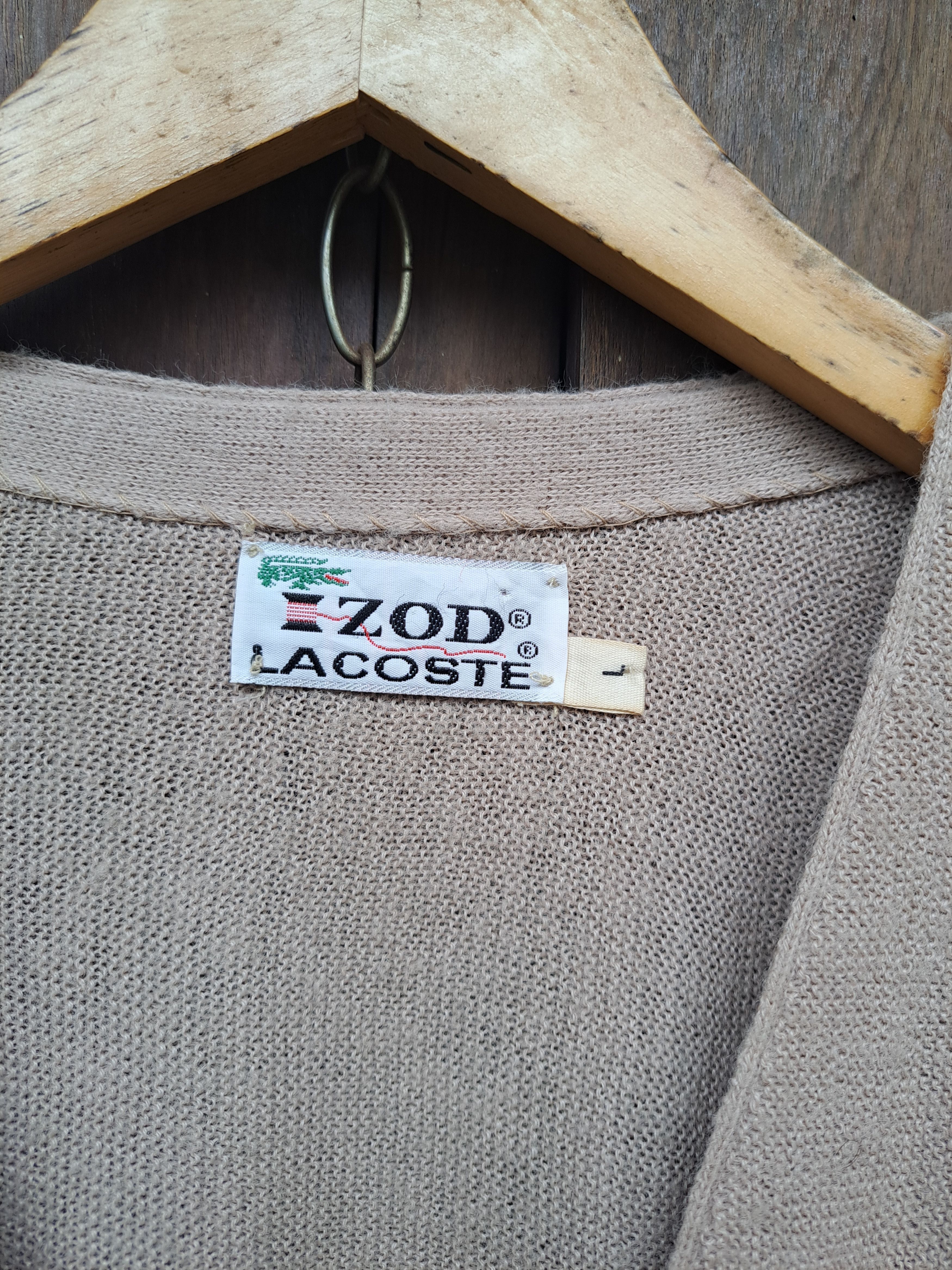 Lacoste Vintage 70s Izod Lacoste Cardigan Size Large Size US L / EU 52-54 / 3 - 6 Thumbnail