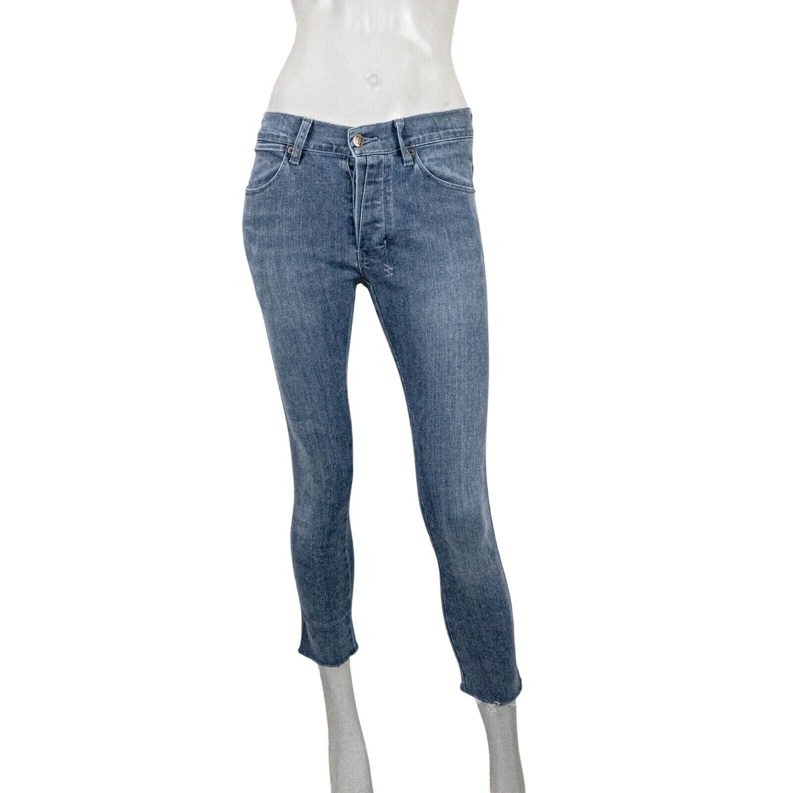 Ksubi KSUBI 28 Van Winkle ankle crop raw Skinny Jean Vasted Roadie Size 28" / US 6 / IT 42 - 1 Thumbnail
