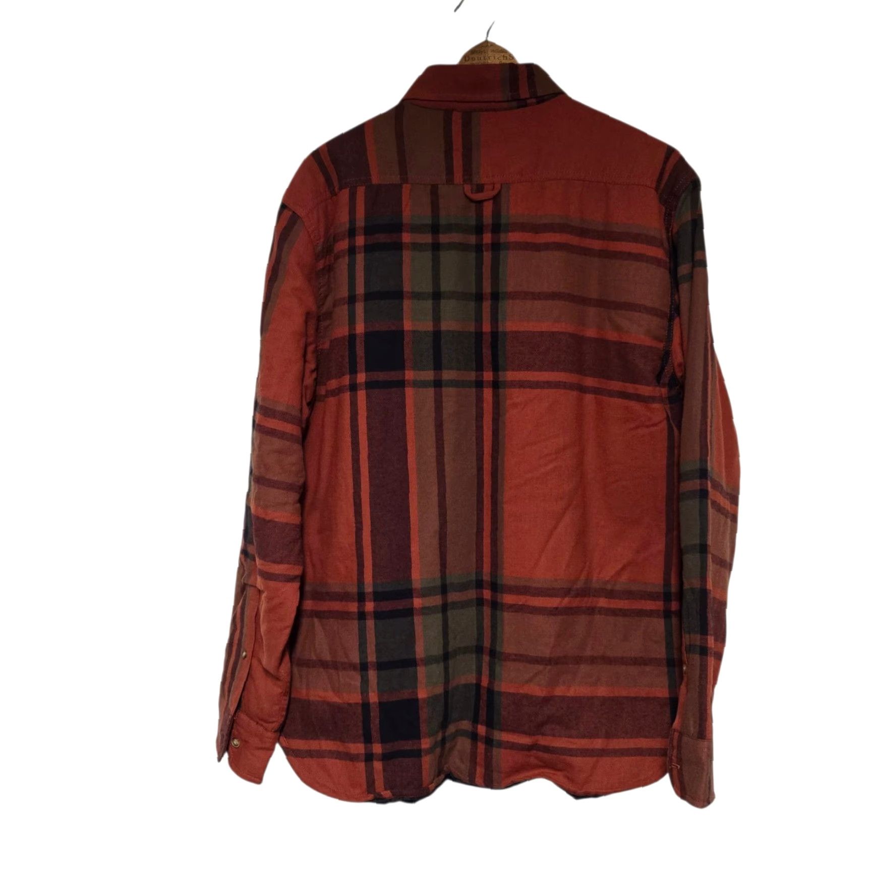 Levi's VINTAGE Levi's Flannel Jacket Mens M Red Brown Plaid Lined Cotton Jacket Size US M / EU 48-50 / 2 - 6 Thumbnail
