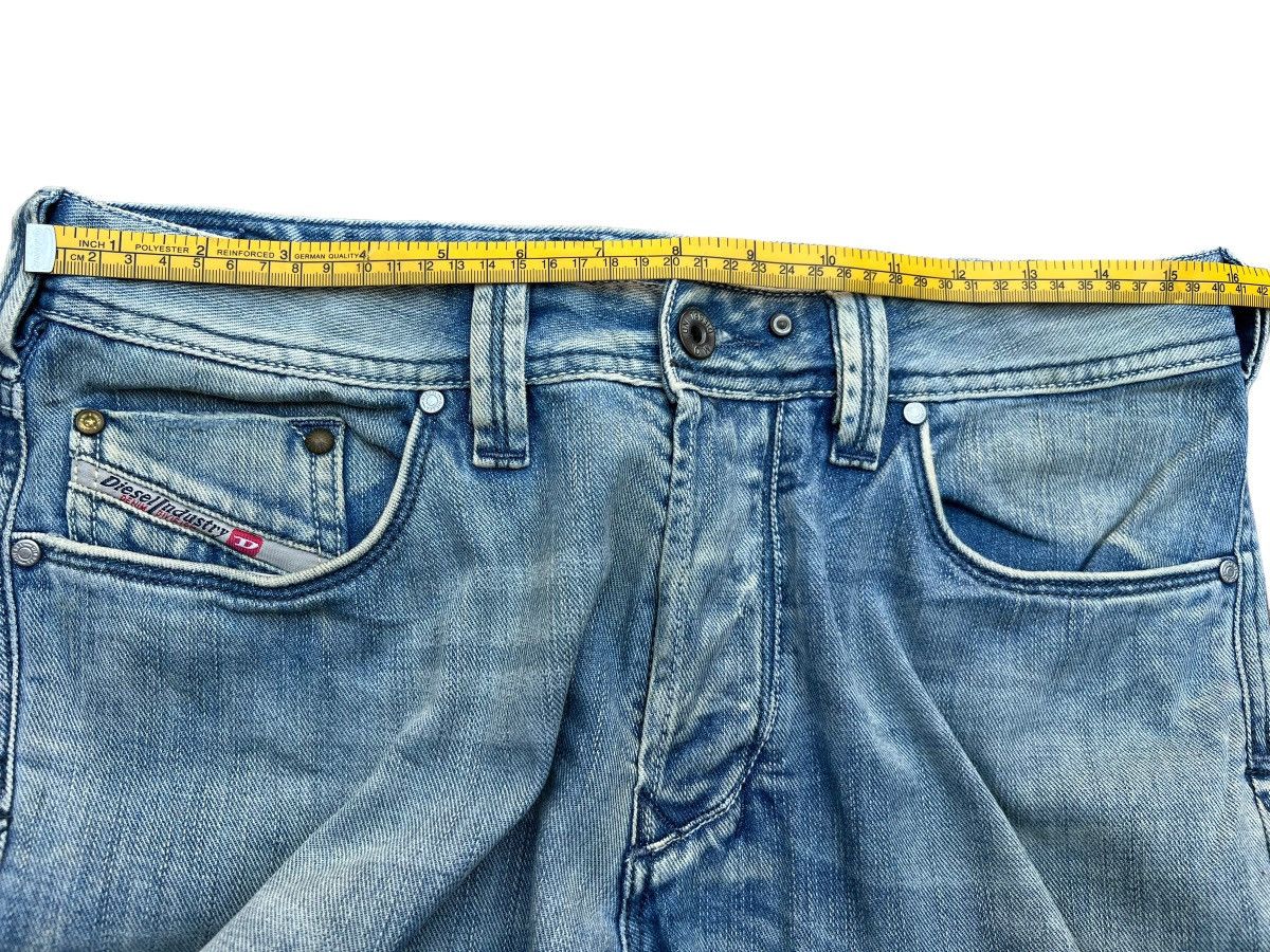 Diesel × Vintage Vintage Distressed Diesel Industry Wide Jeans 32x30 Size US 32 / EU 48 - 11 Thumbnail