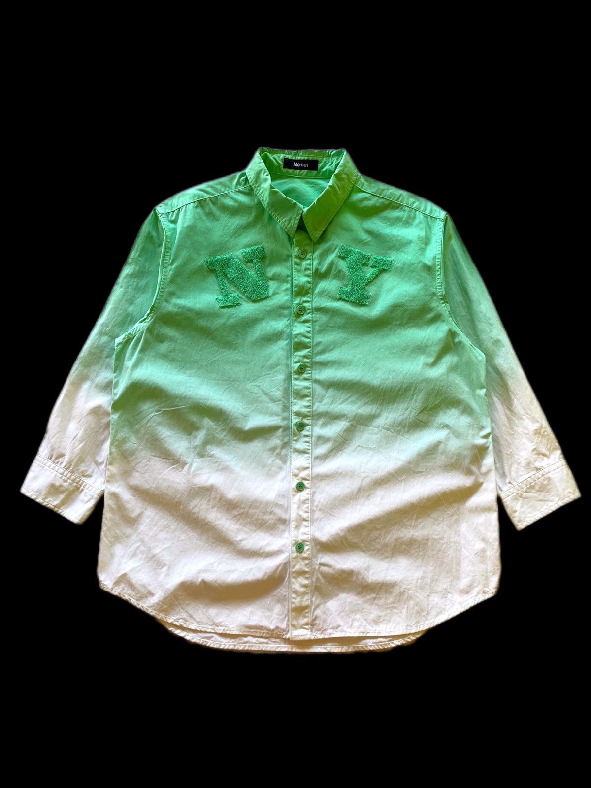 Ne-Net RARE❗️2004 Ne-Net “NY” Ombre Buttoned Shirt Size US L / EU 52-54 / 3 - 1 Thumbnail