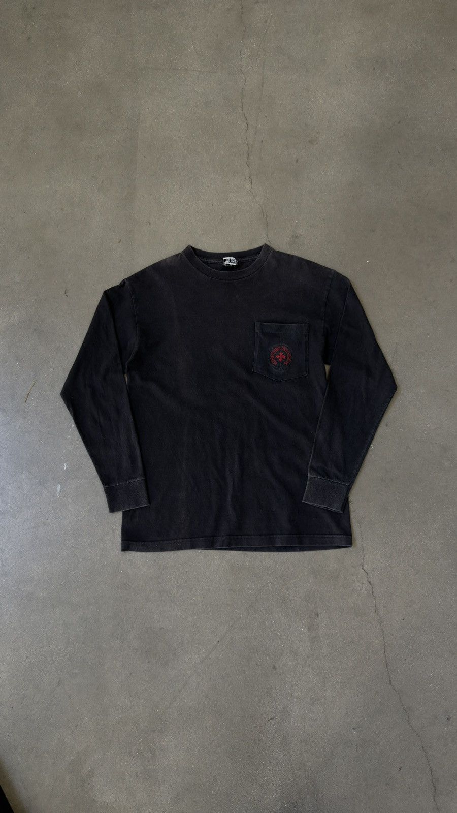 Chrome Hearts RARE! Chrome Hearts Long Sleeve Embroidered Horseshoe Tee Size US M / EU 48-50 / 2 - 1 Thumbnail
