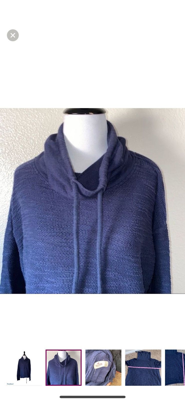 Hollister Hollister large cowlneck pullover sweatshirt Size L / US 10 / IT 46 - 4 Thumbnail