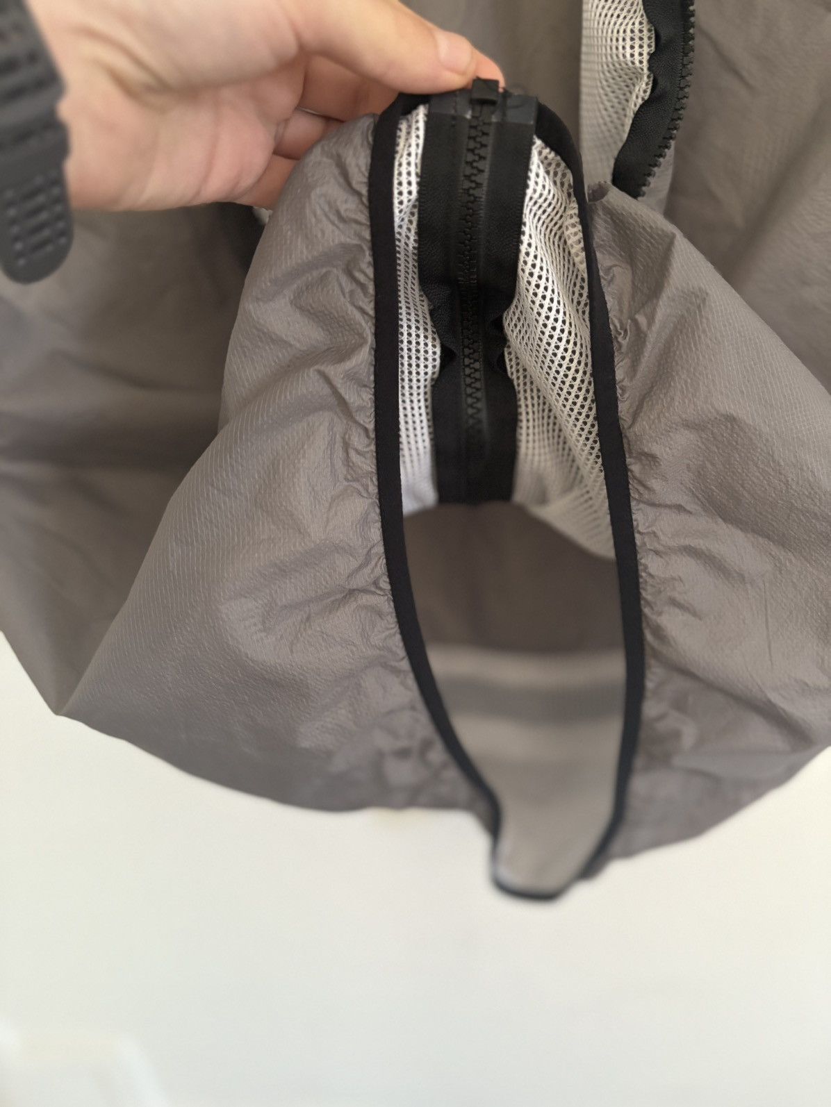 Whim Golf Whim Golf Packable Transparent Grid Nylon Full Zip Vest Size US M / EU 48-50 / 2 - 5 Thumbnail