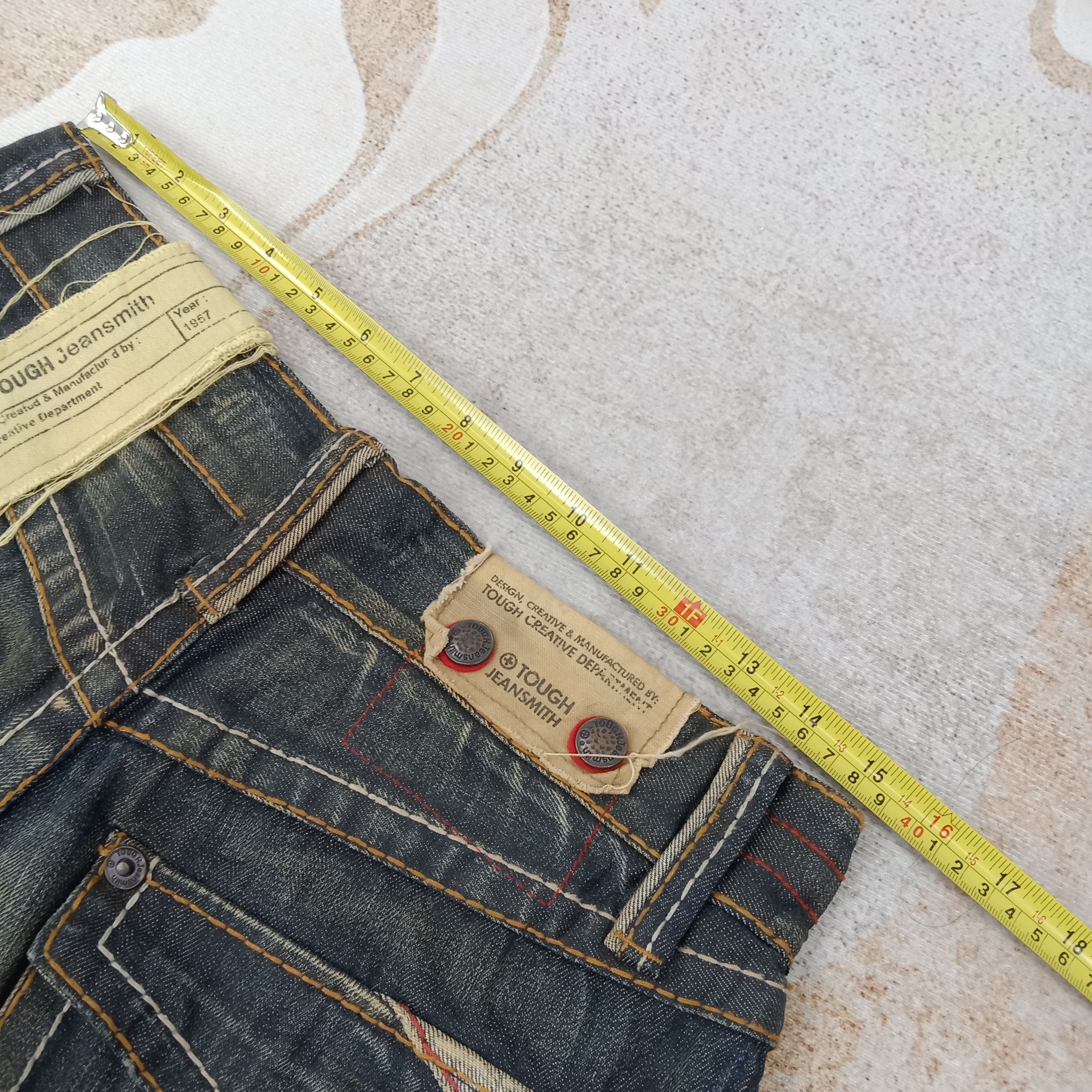 Vintage Tough Jeansmith Streetwear Patches Denim Jeans C258N18 Size US 32 / EU 48 - 12 Thumbnail