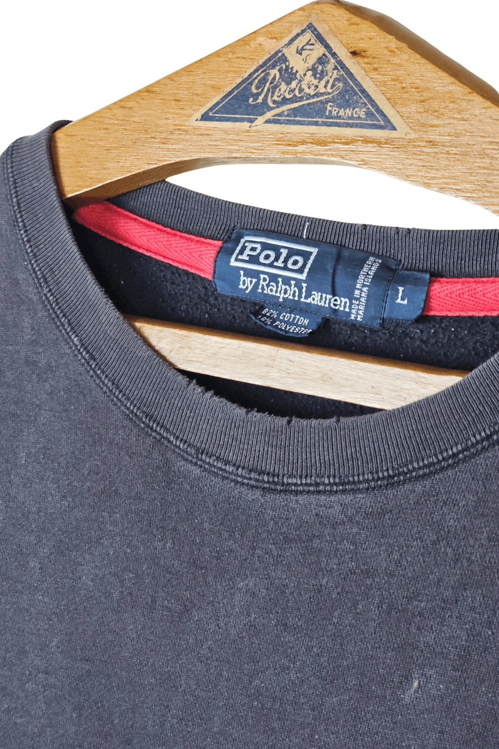 Polo Ralph Lauren 1998 Polo RL Sun-Faded Small-Pony Crewneck – Saipan Era (L) Size US L / EU 52-54 / 3 - 2 Thumbnail