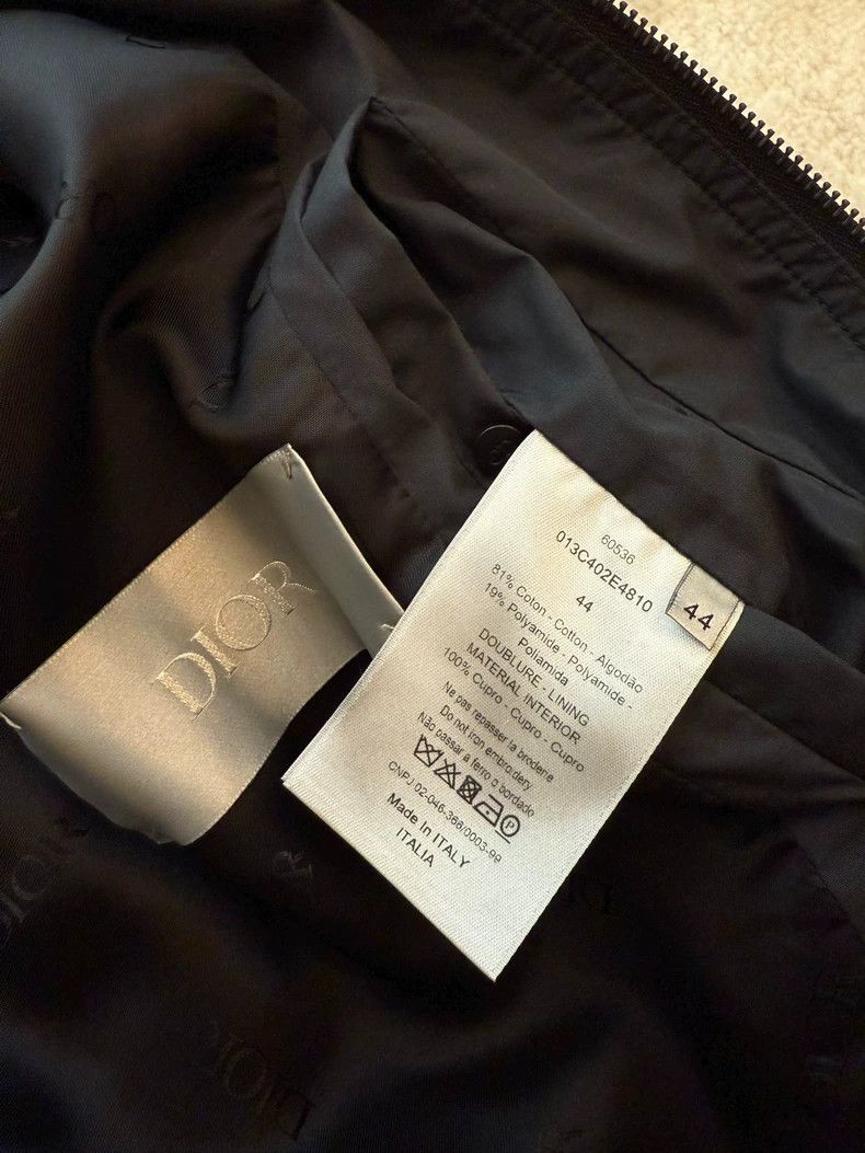 Dior Dior Black front embroidery, back logo hooded zipper jacket Size US S / EU 44-46 / 1 - 5 Thumbnail