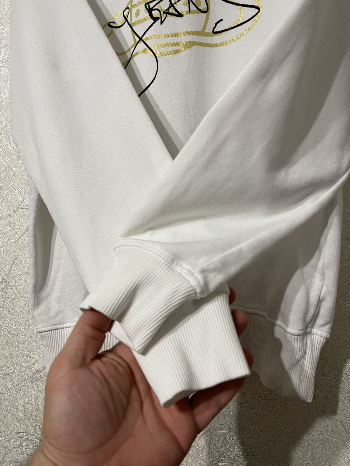 Vivienne Westwood Vivienne Westwood Anglomania White Sweatshirt Big ORB Logo Size US M / EU 48-50 / 2 - 4 Thumbnail