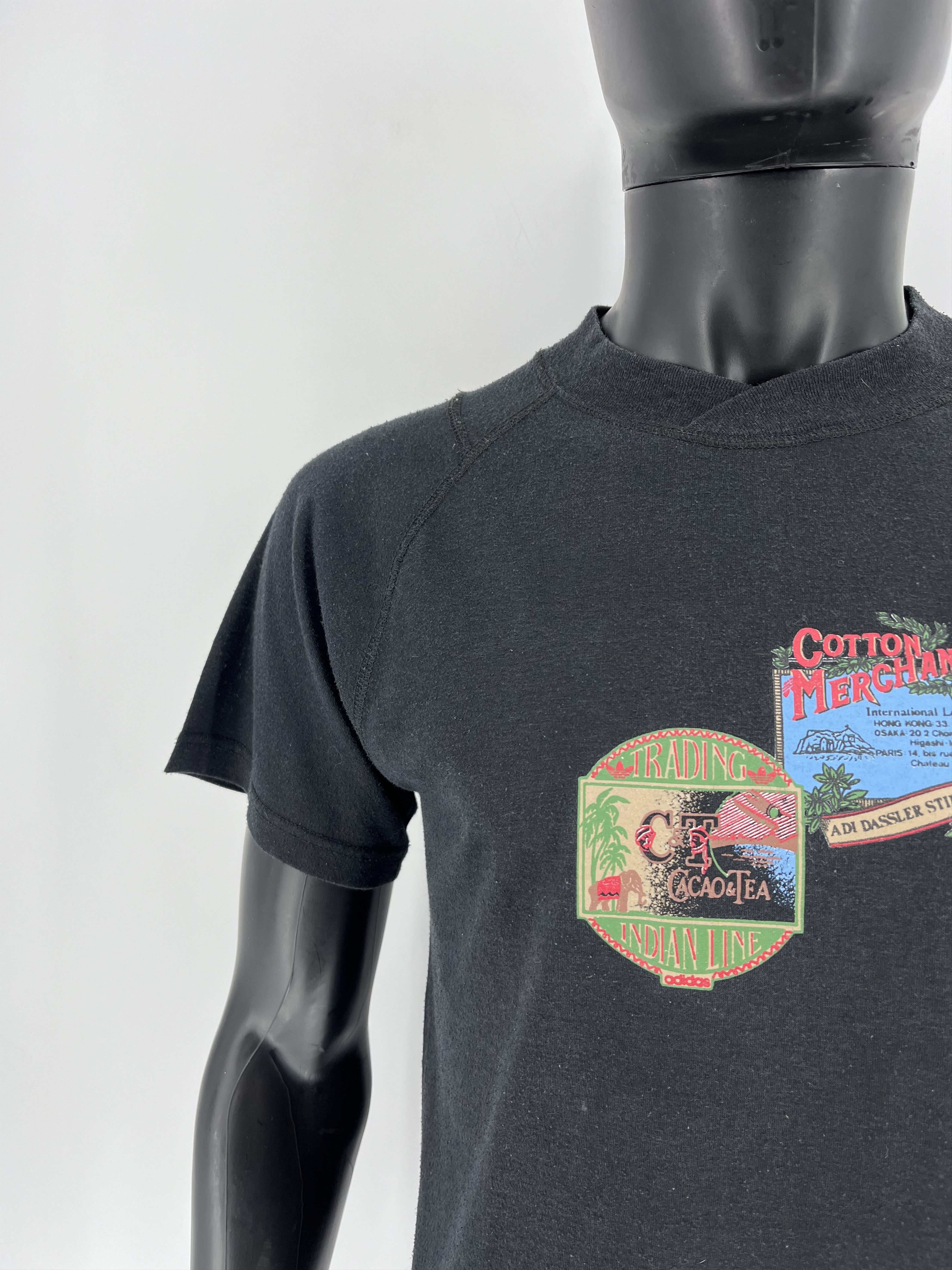 Adidas × Vintage RARE!! Vintage Y2K 90s Adidas Logo Tee Streetwear Made Spain Size US S / EU 44-46 / 1 - 7 Thumbnail