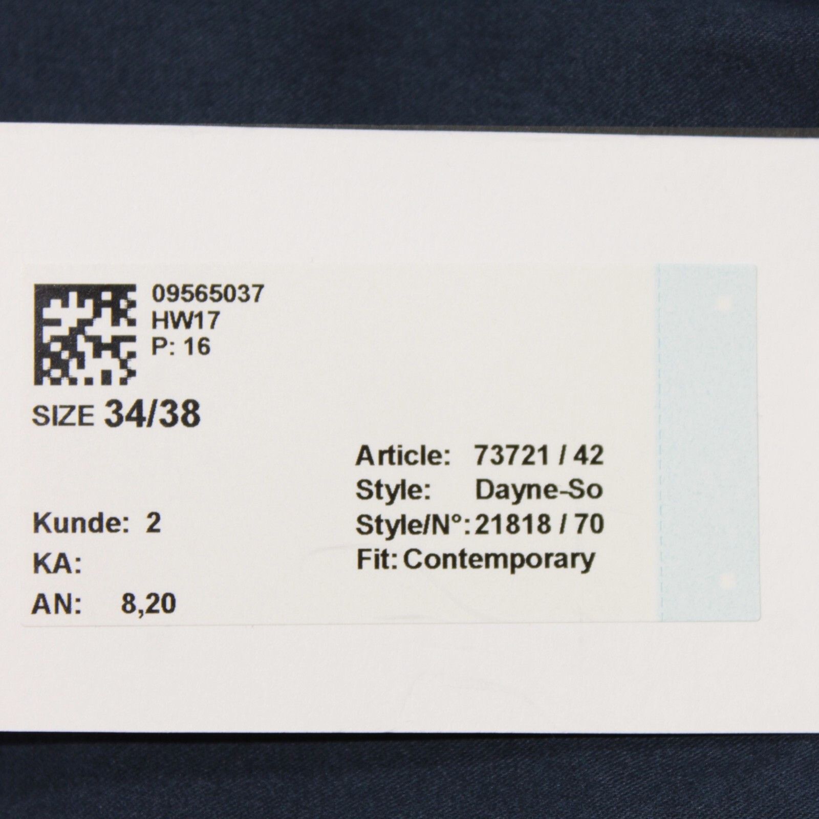 Hiltl Hiltl New with tags Chino Size 34 US In Blue Size US 34 / EU 50 - 5 Thumbnail