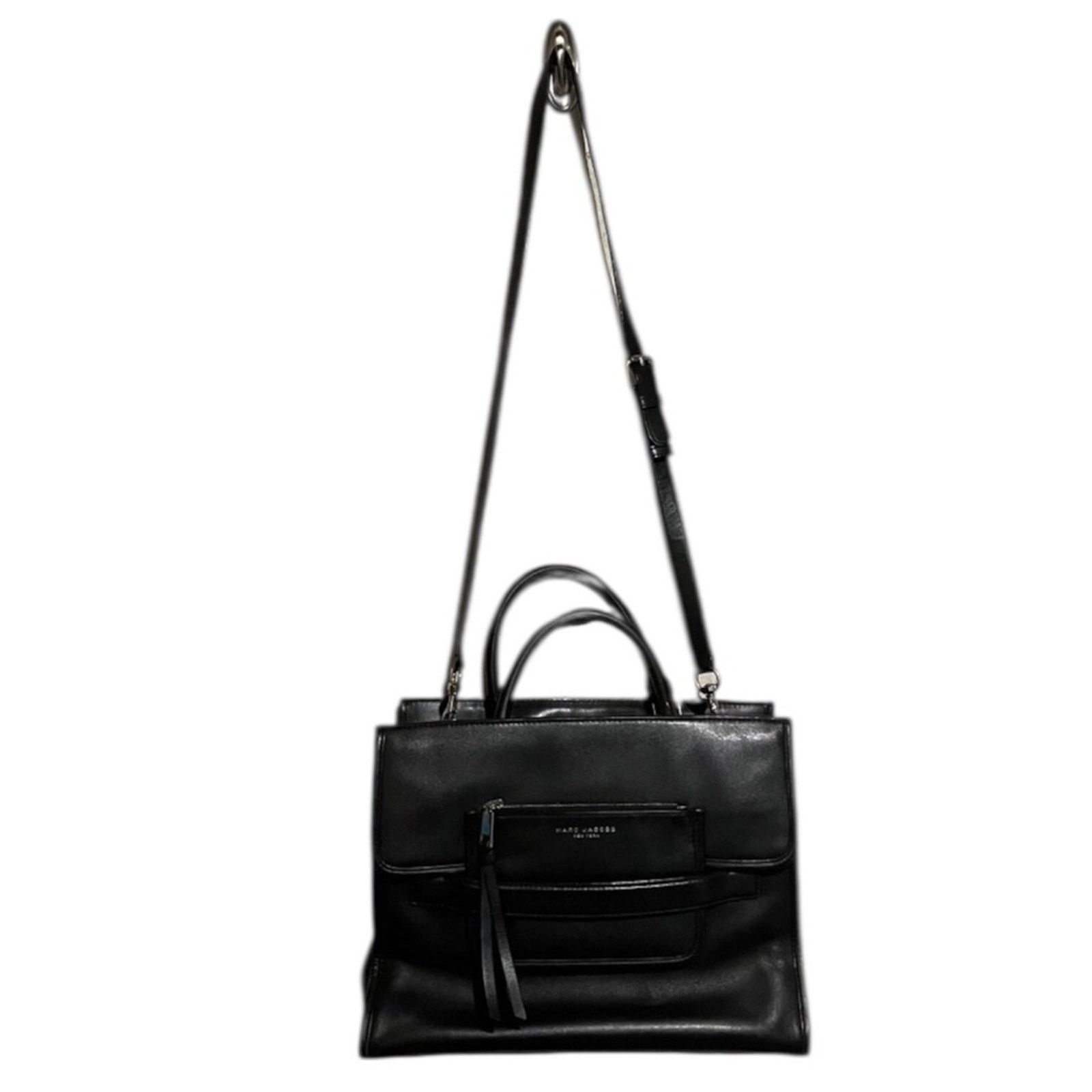 Marc Jacobs Marc Jacobs Madison Medium Black Leather Crossbody Bag Size ONE SIZE - 1 Thumbnail