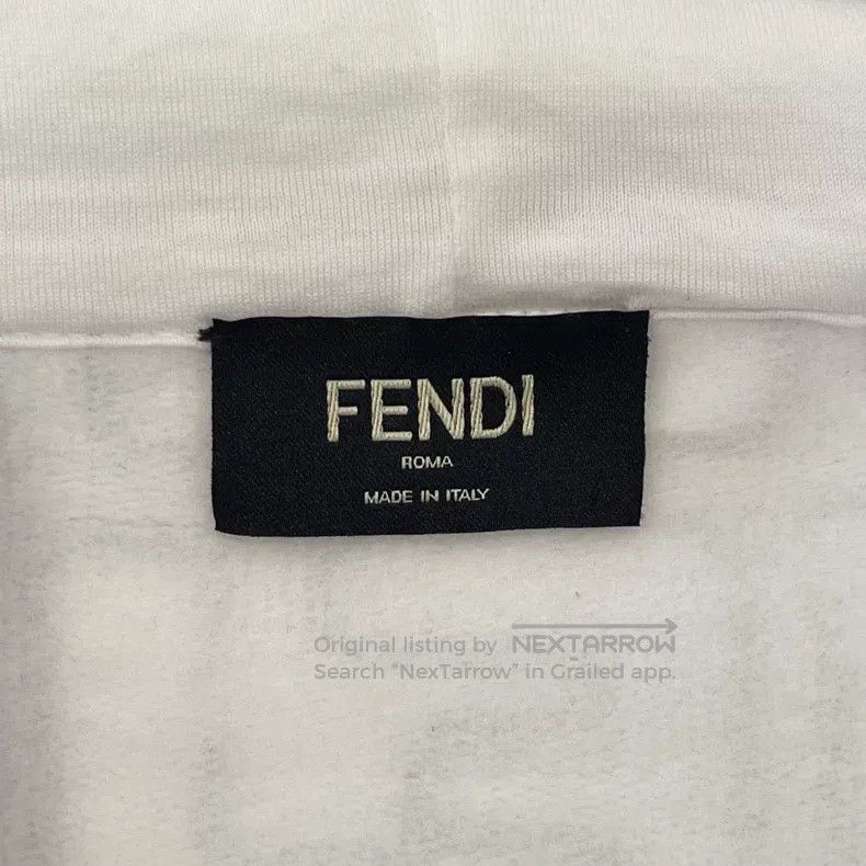 Fendi Fendi White Hooded Sweatshirt Size US S / EU 44-46 / 1 - 5 Thumbnail