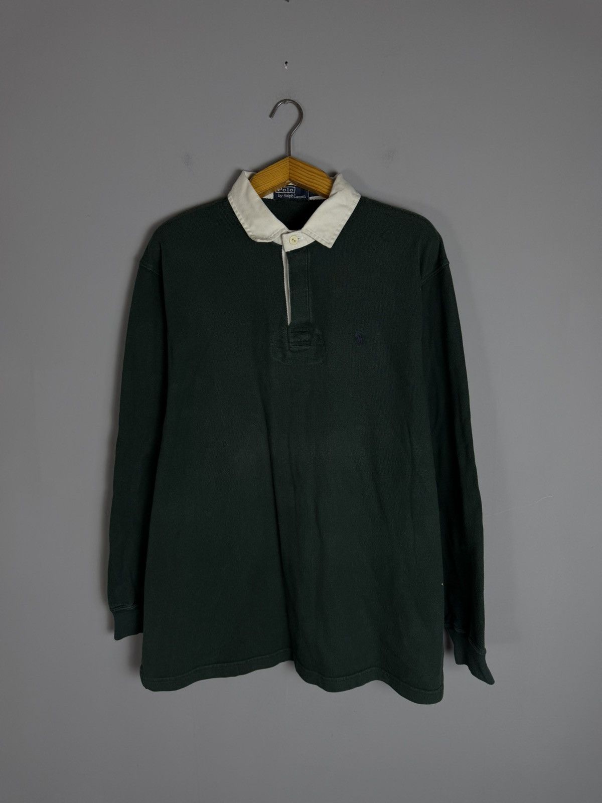 Polo Ralph Lauren Vintage 90s Polo Ralph Lauren rugby long sleeve Size US XXL / EU 58 / 5 - 1 Thumbnail