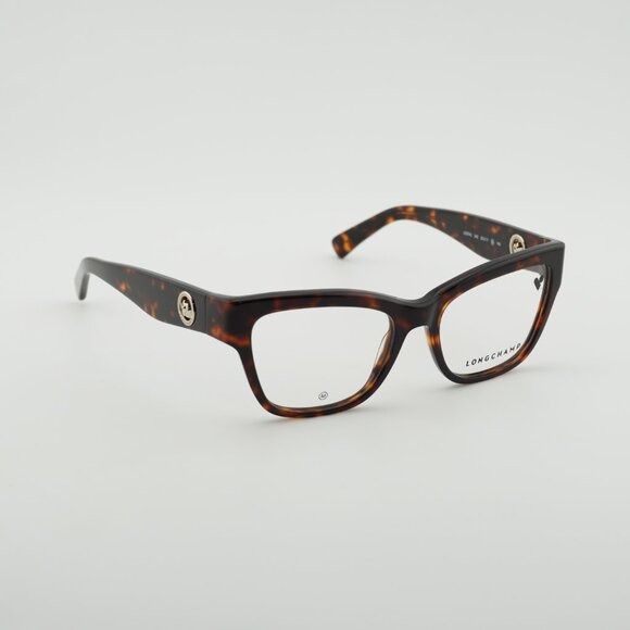 Longchamp Longchamp LO2743 242 Eyeglasses Dark Havana 52mm Cat Eye Size ONE SIZE - 8 Thumbnail