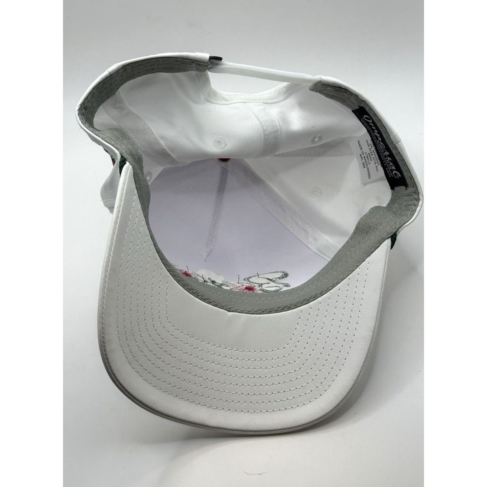 Imperial Barstool Golf IMPERIAL White Rope Snapback Hat Cap Mens Adjustable Solid Cap Golf Sports Hat Cap Size ONE SIZE - 3 Thumbnail