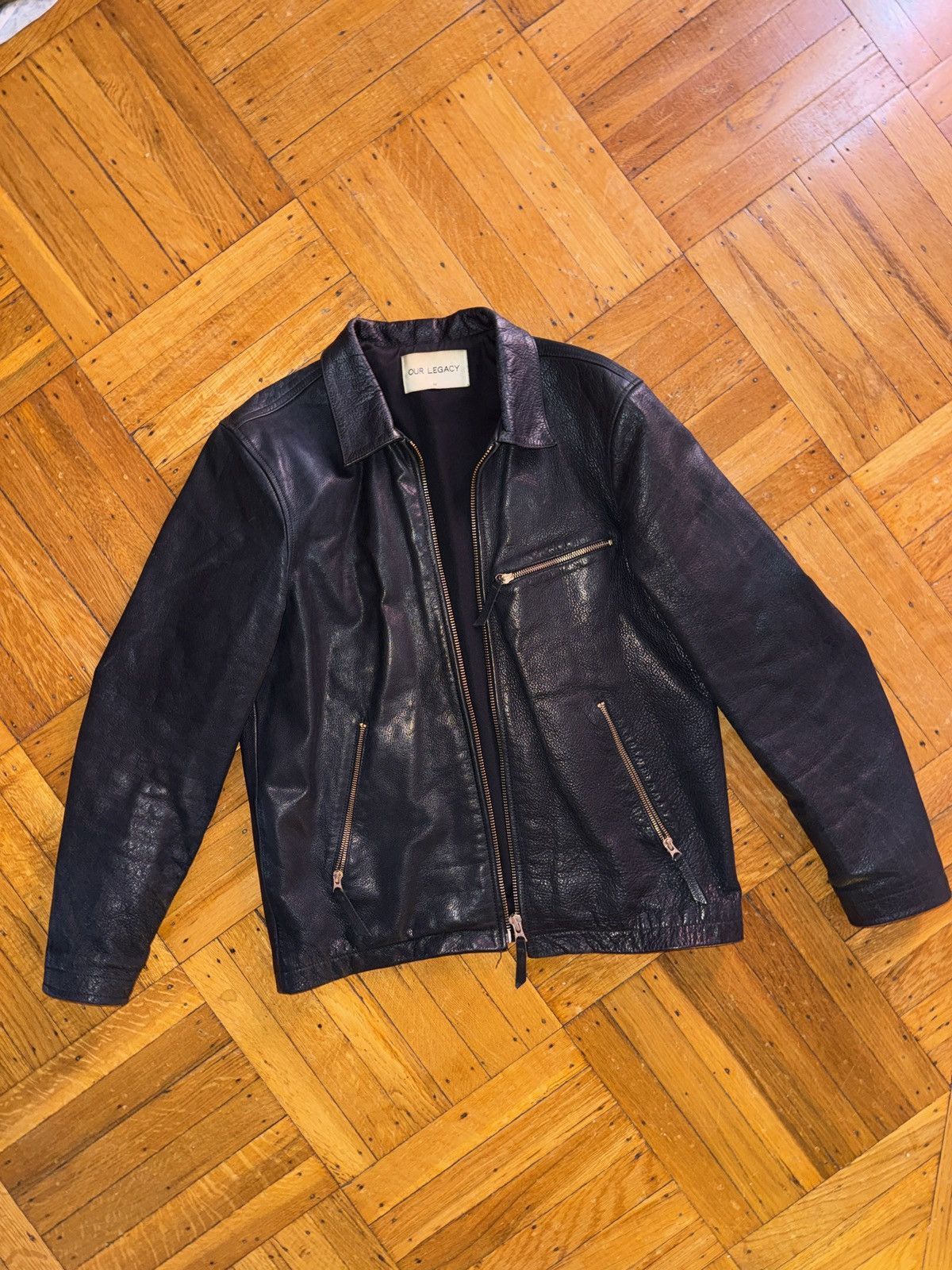 Our Legacy Our Legacy Black Leather Jacket Size US M / EU 48-50 / 2 - 1 Thumbnail
