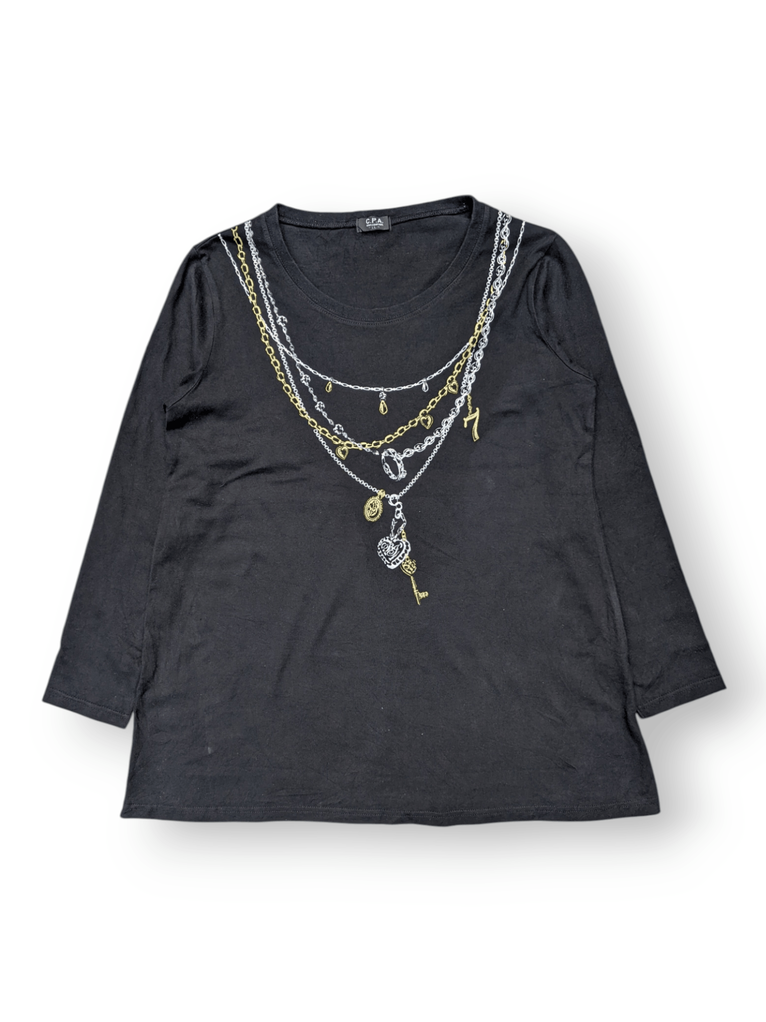 Japanese Brand C.P.A Japanese VKEI POEM 3D Chain Necklaces Size L / US 10 / IT 46 - 1 Thumbnail
