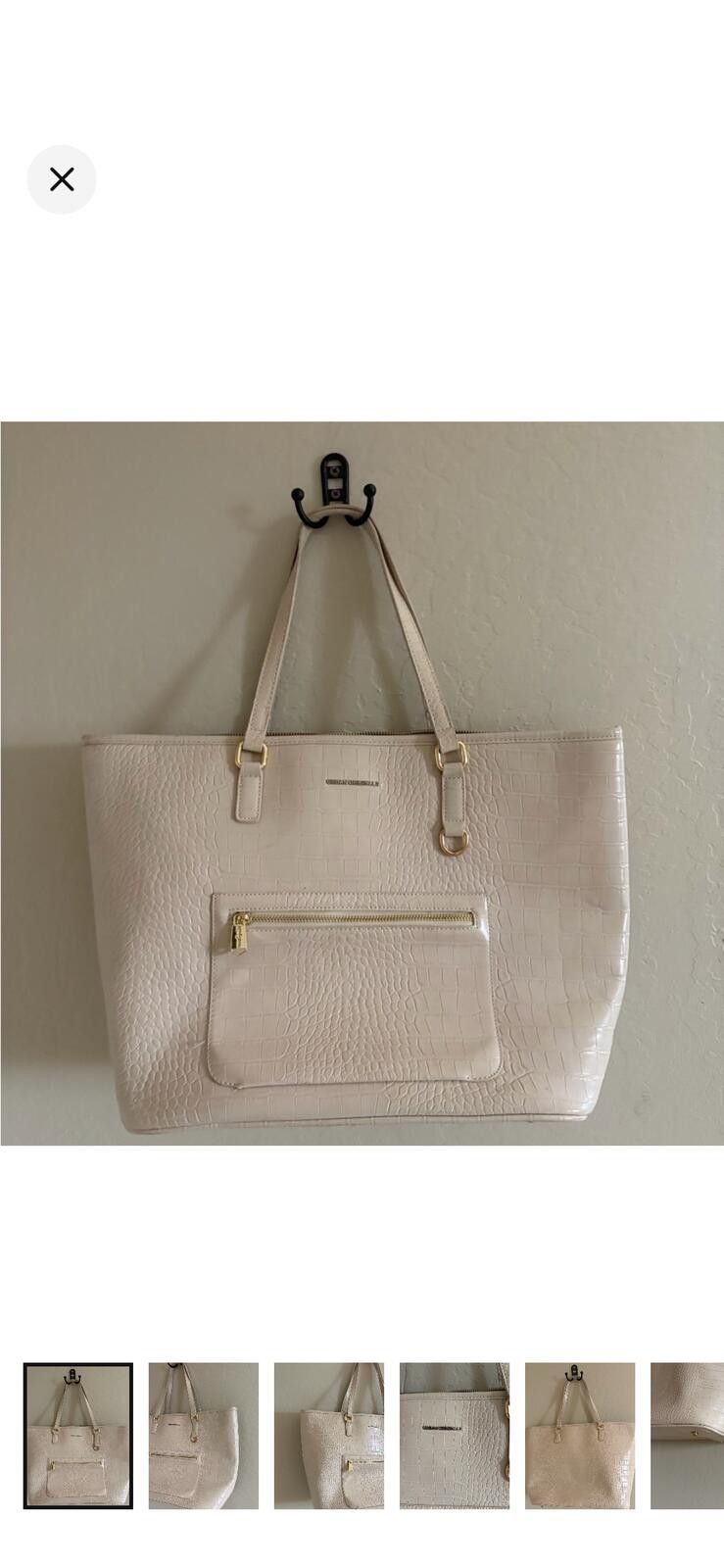 Other Urban Originals Cream Textured Tote Size ONE SIZE - 1 Thumbnail