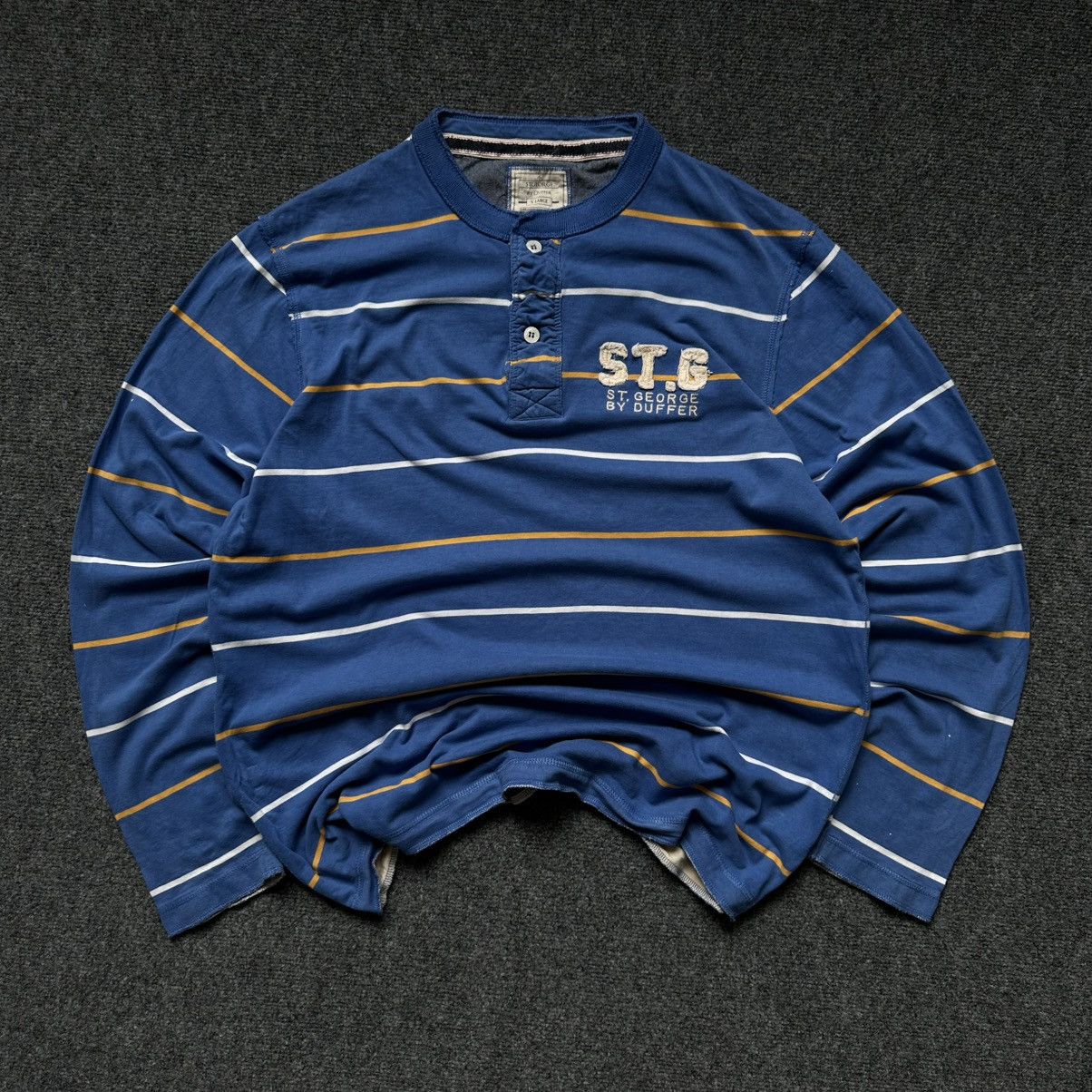 Grundens VTG Mans Stripped Long-sleeve T-shirts St.George Size XL 00s Size US XL / EU 56 / 4 - 2 Thumbnail