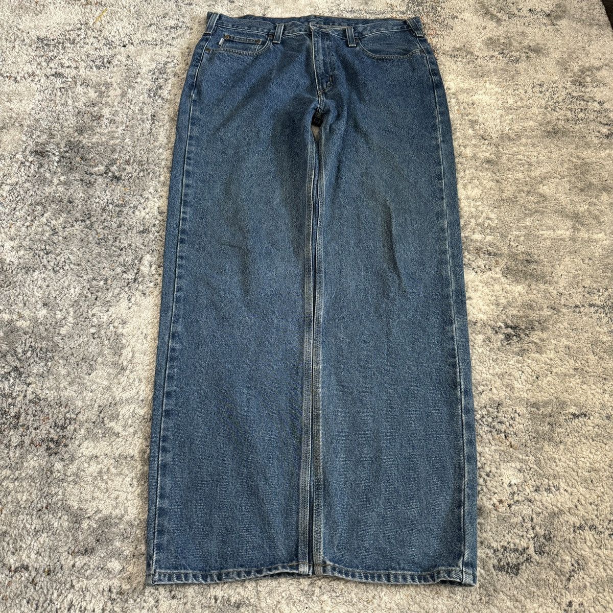 Carhartt × Vintage Vintage 90s Carhartt wide leg workwear jeans Size US 38 / EU 54 - 2 Thumbnail